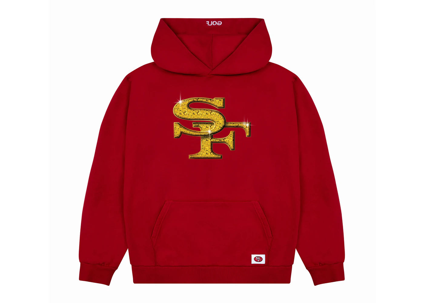 Tyler, The Creator Golf Wang x NFL 49Ers Cutout Hoodie Red