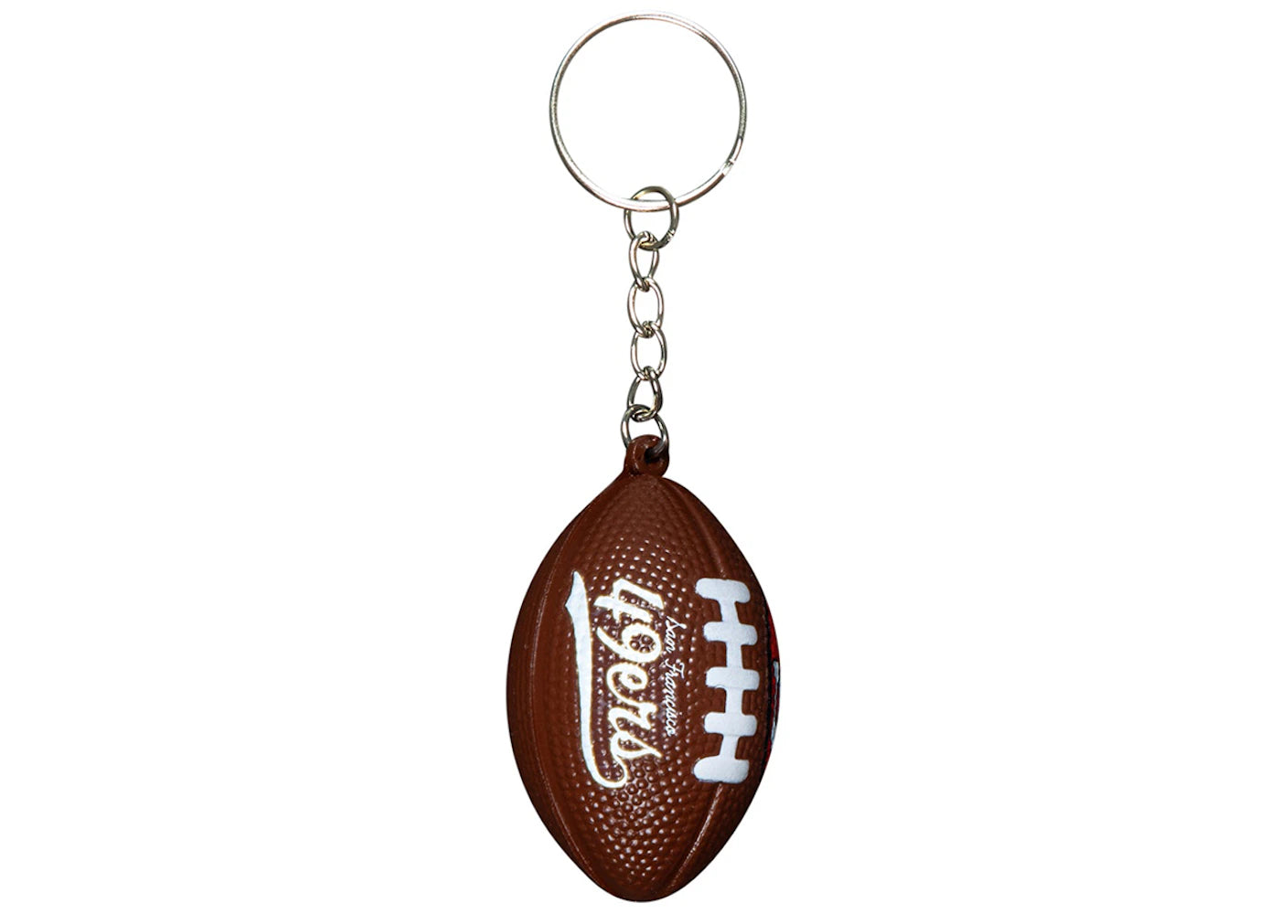Tyler, The Creator Golf Wang x NFL 49Ers Football Keychain Multicolor