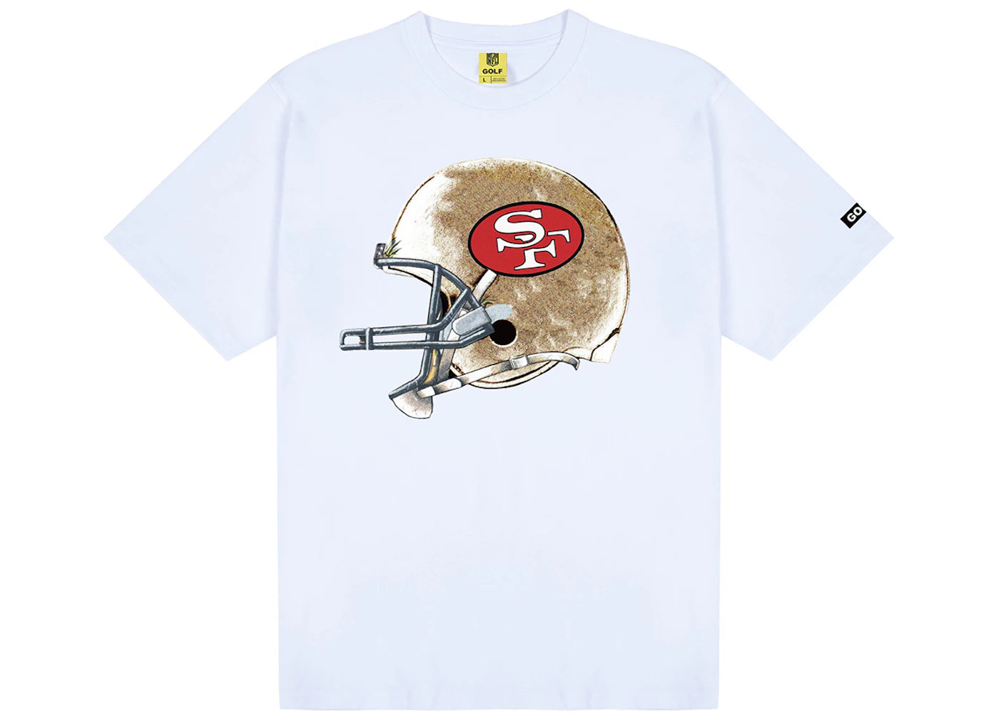 Tyler, The Creator Golf Wang x NFL 49Ers Helmet Tee White
