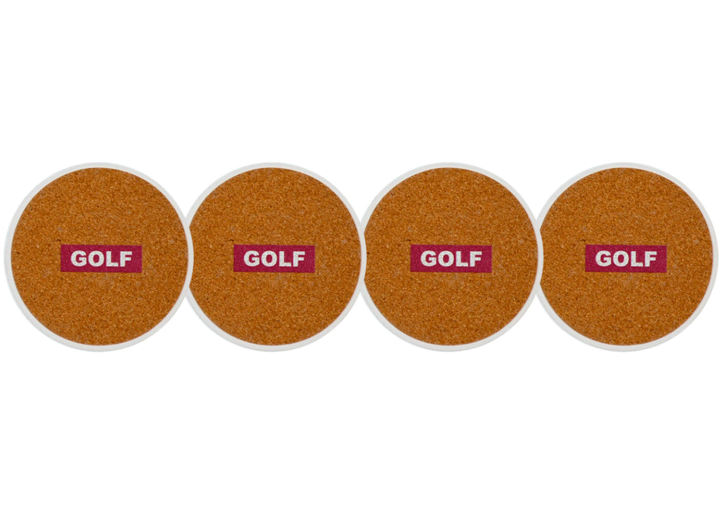 Tyler, The Creator Golf Wang x NFL 4Pk 49Ers Coasters Multicolor