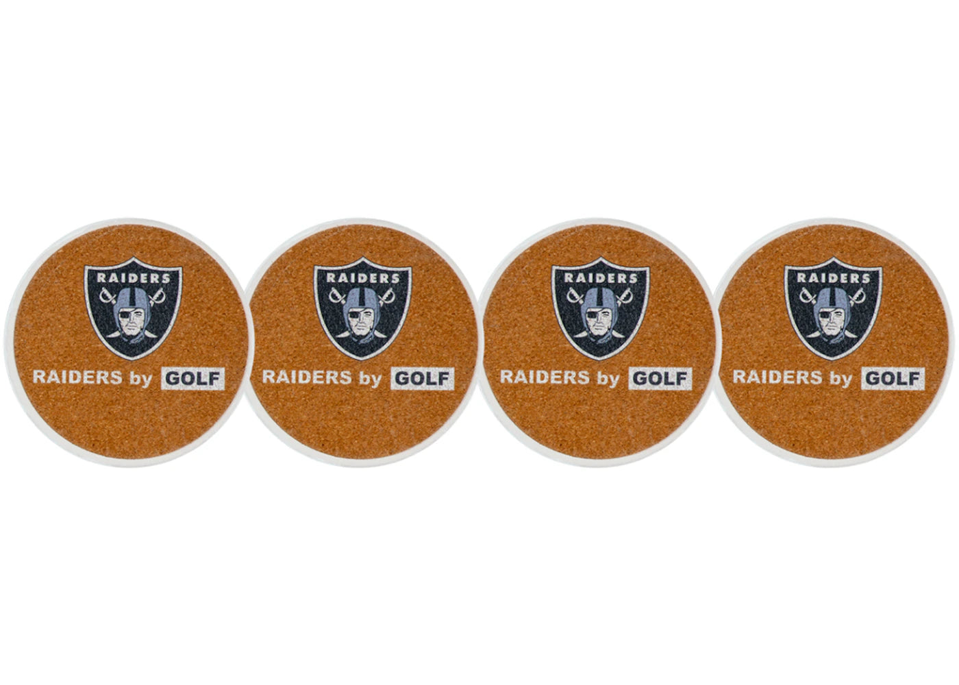 Tyler, The Creator Golf Wang x NFL 4Pk Raiders Coasters Multicolor