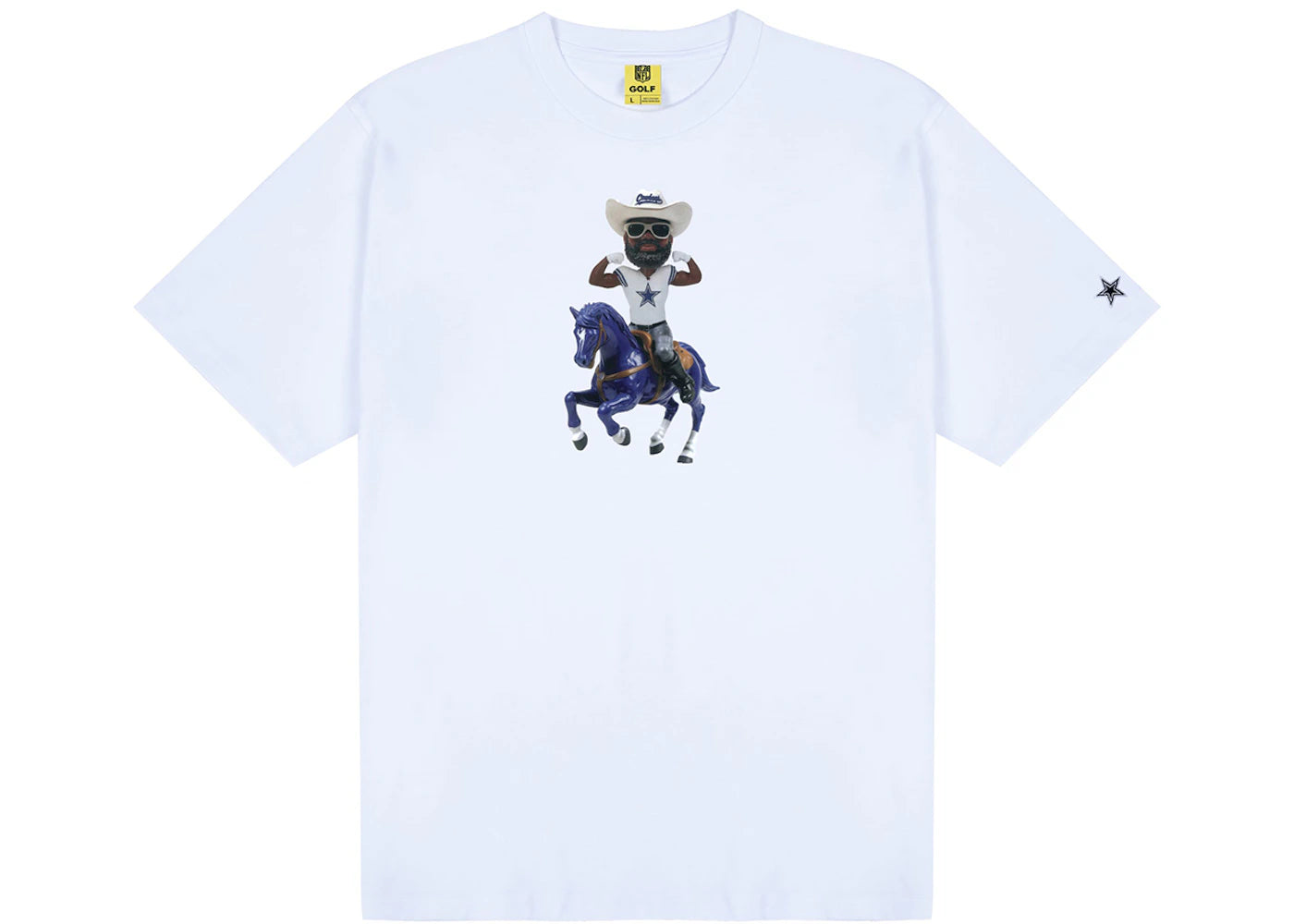 Tyler, The Creator Golf Wang x NFL Cowboys Bobblehead Tee White