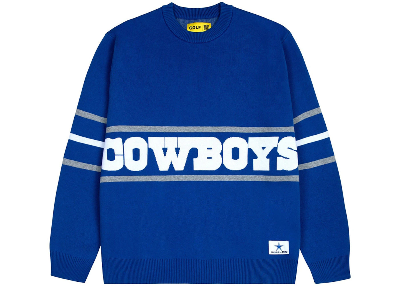 Tyler, The Creator Golf Wang x NFL Cowboys Jacquard Sweater Blue