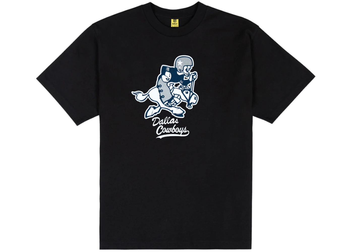 Tyler, The Creator Golf Wang x NFL Cowboys Motto Tee Black
