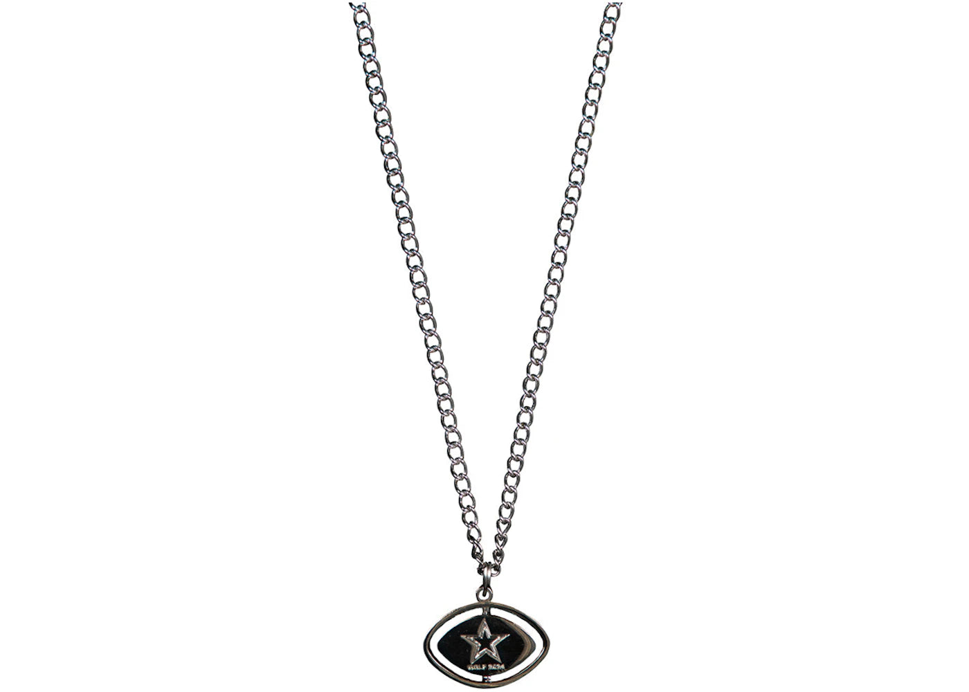 Tyler, The Creator Golf Wang x NFL Cowboys Spinning Football Necklace Multicolor