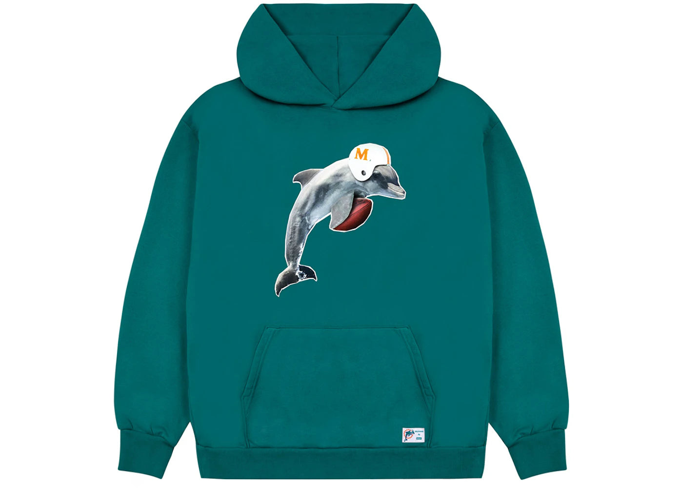 Tyler, The Creator Golf Wang x NFL Dolphins Cutout Hoodie Teal