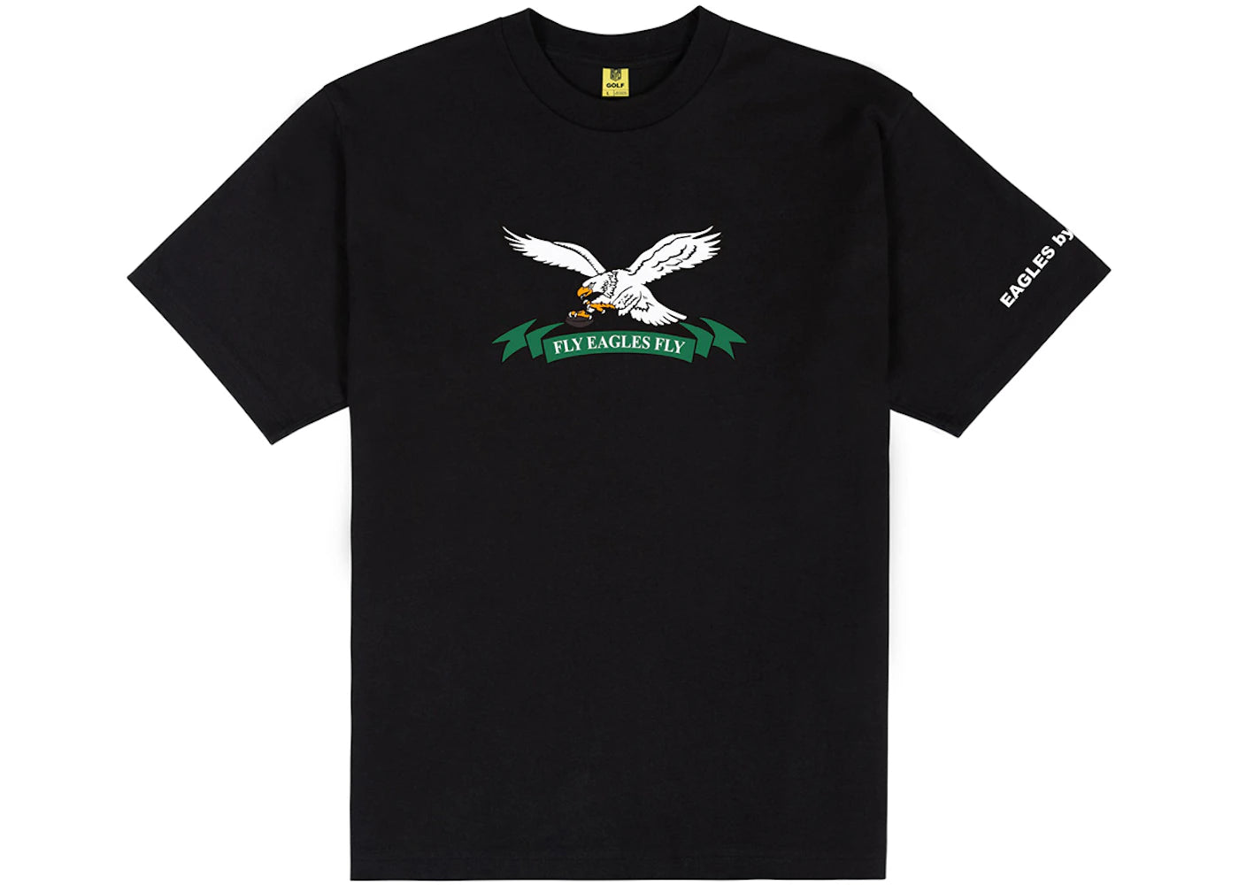 Tyler, The Creator Golf Wang x NFL Eagles Motto Tee Black