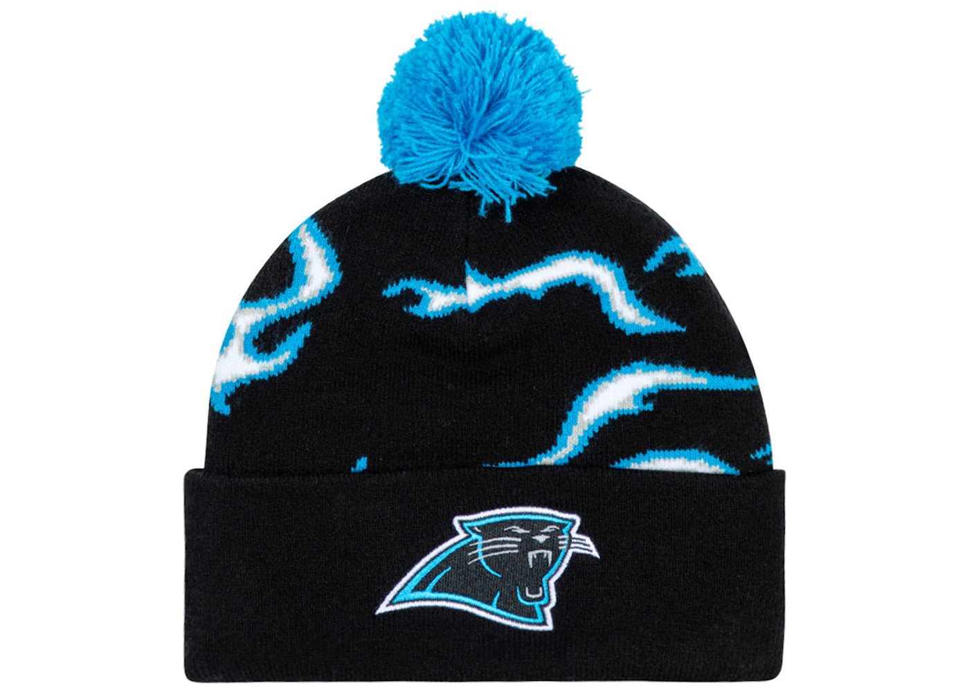 Tyler, The Creator Golf Wang x NFL Panthers Flame Beanie Black