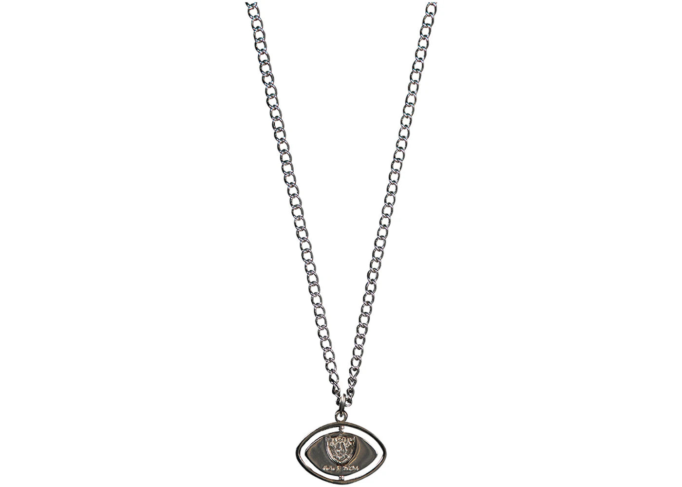 Tyler, The Creator Golf Wang x NFL Raiders Spinning Football Necklace Multicolor
