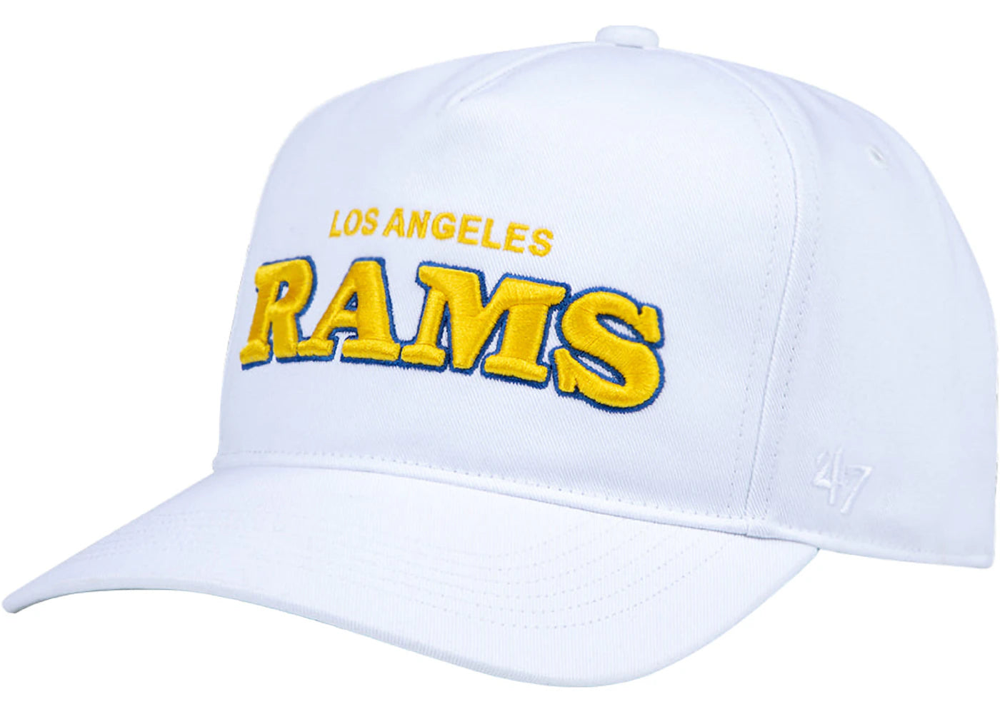 Tyler, The Creator Golf Wang x NFL Rams Snapback White/White