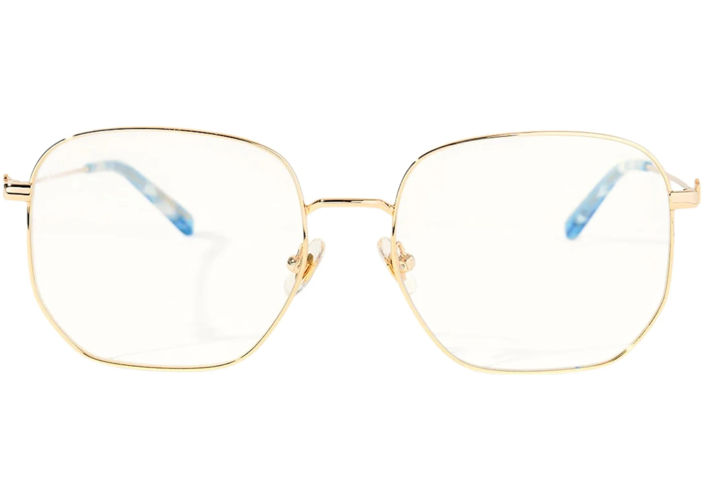 Tyler, The Creator Wireframe Eyeglasses Blue Tortoise