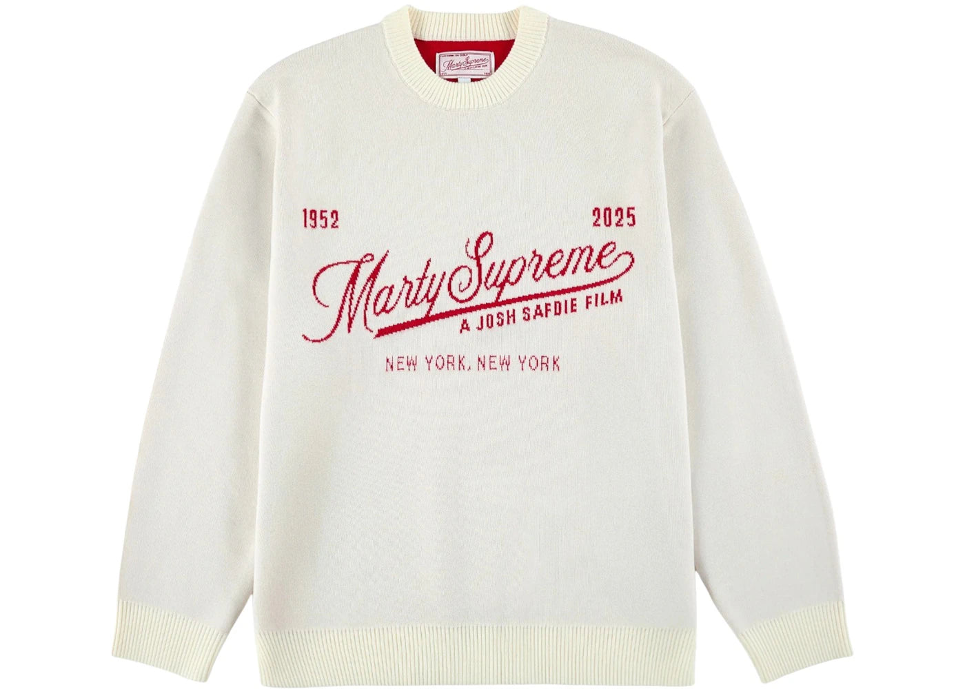 Golf Wang x Marty Supreme Jacquard Sweater White