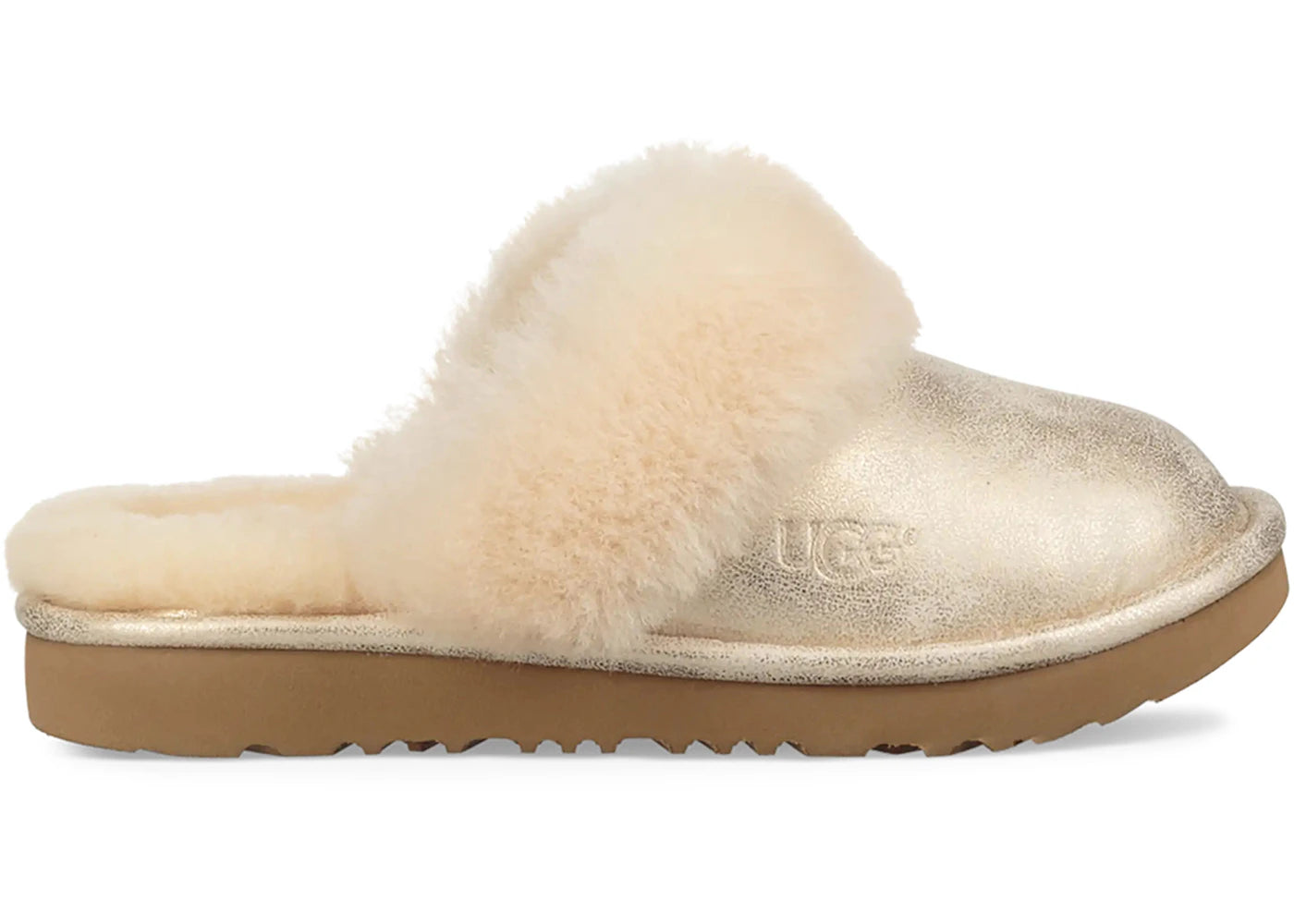 UGG Cozy II Metallic Slipper Gold (Kids)