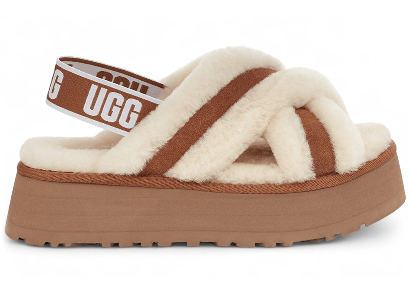 UGG Disco Cross Slide Chestnut (Women's)