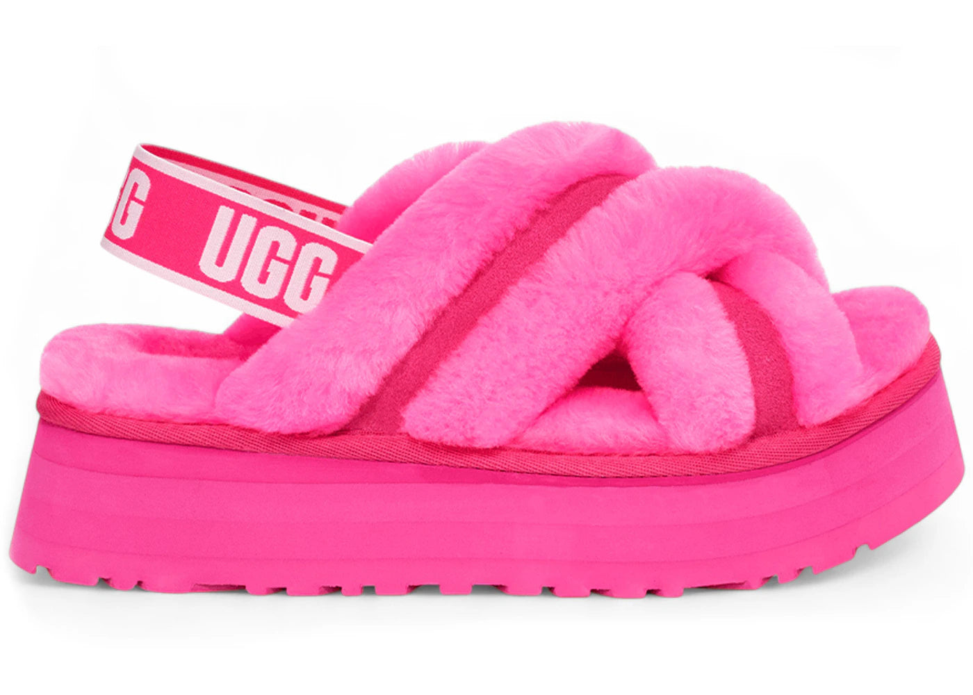 UGG Disco Cross Slide Taffy Pink (Women's)