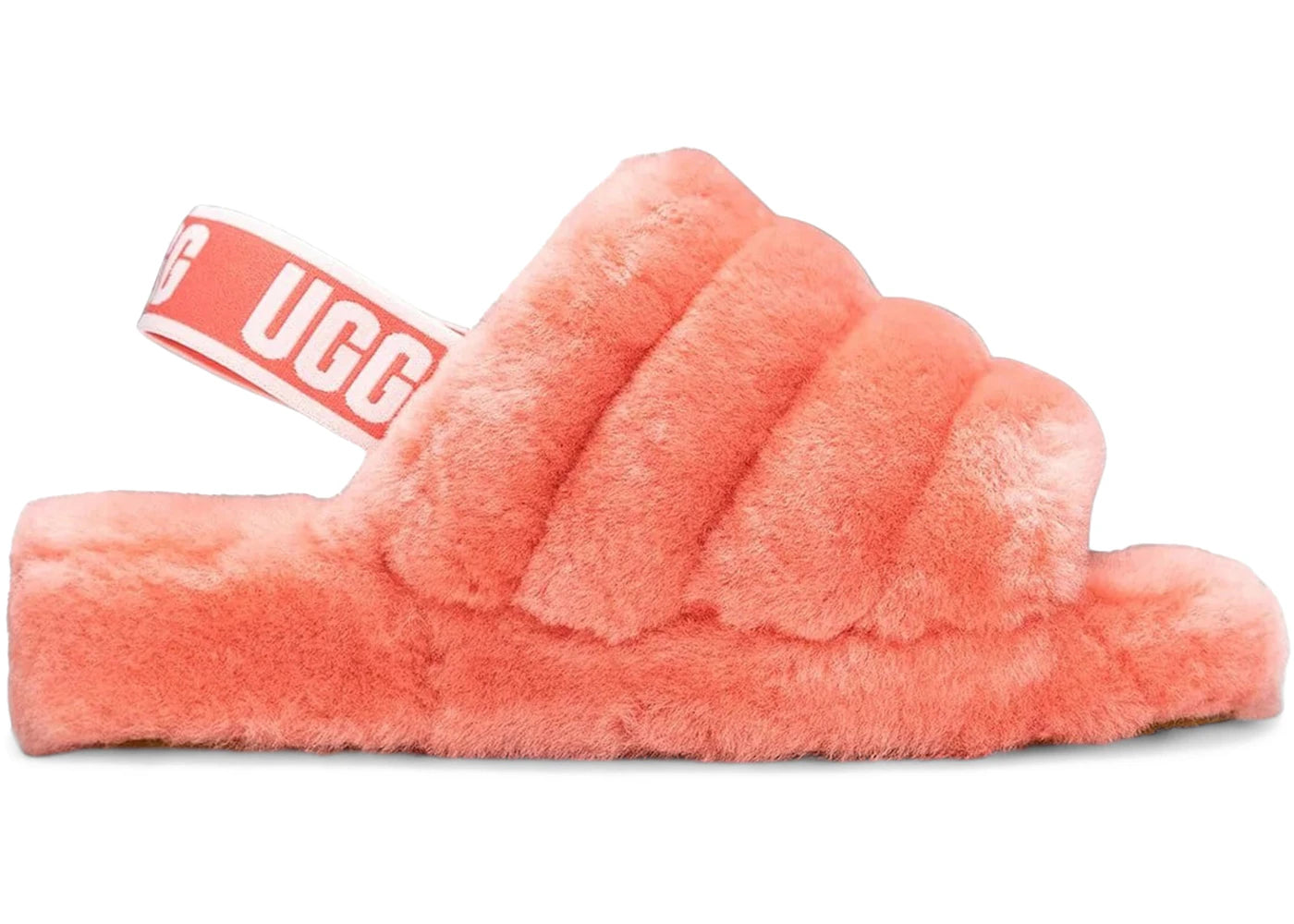 UGG Fluff Yeah Slide Vibrant Coral (Women's)