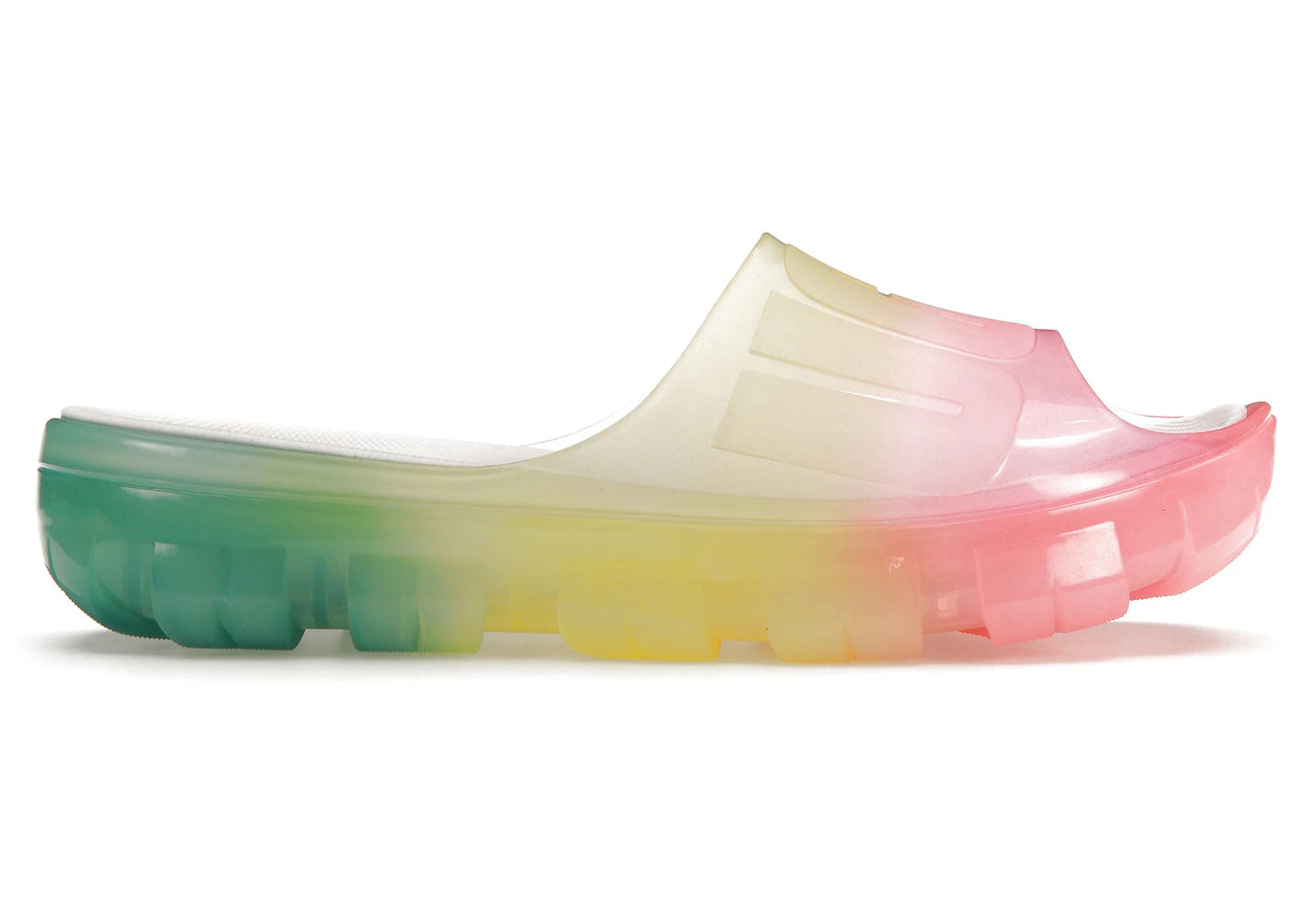 UGG Jella Clear Watercolors Slide Rainbow Blend (Women's)