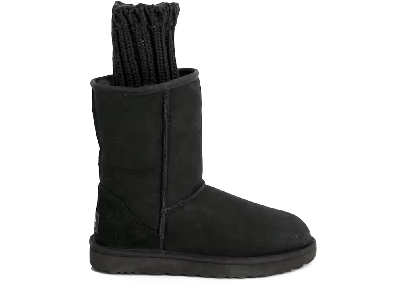 UGG Knit Classic Short II Boot sacai Black (Women's)