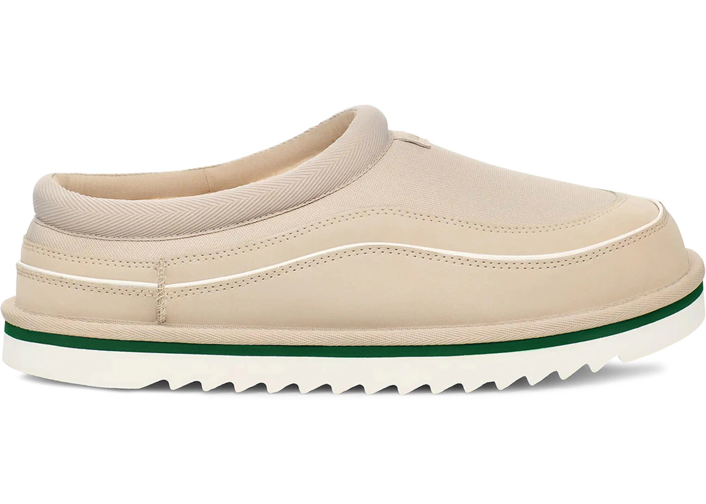 UGG Tasman Cali Wave Slipper Grey Linen White