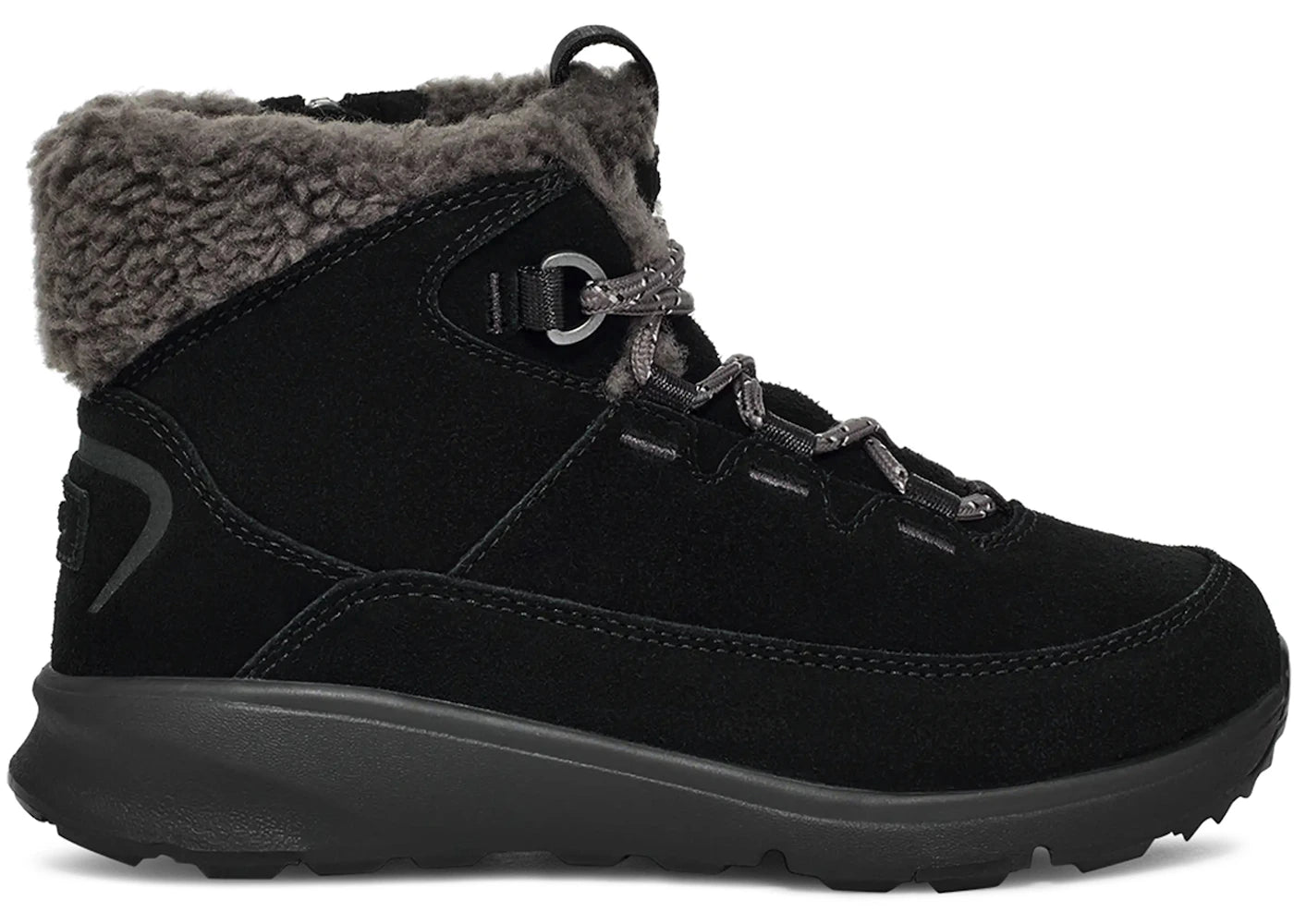 UGG TerreTrail Cozy Lace Boot Black (Kids)