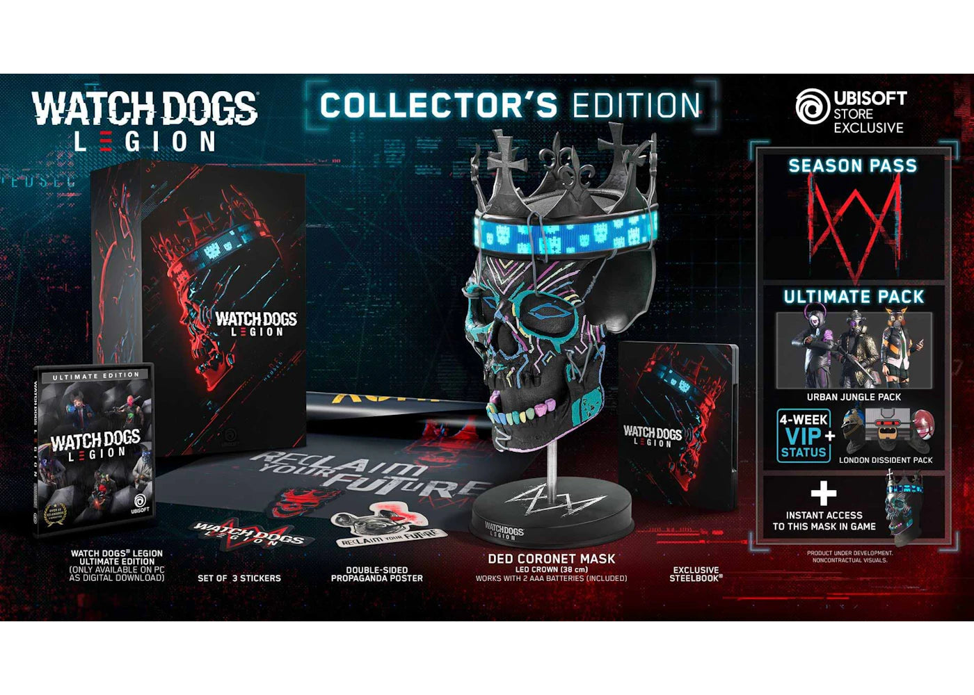 Ubisoft Xbox One/X Watch Dogs Legion Collector's Edition UBP50412230