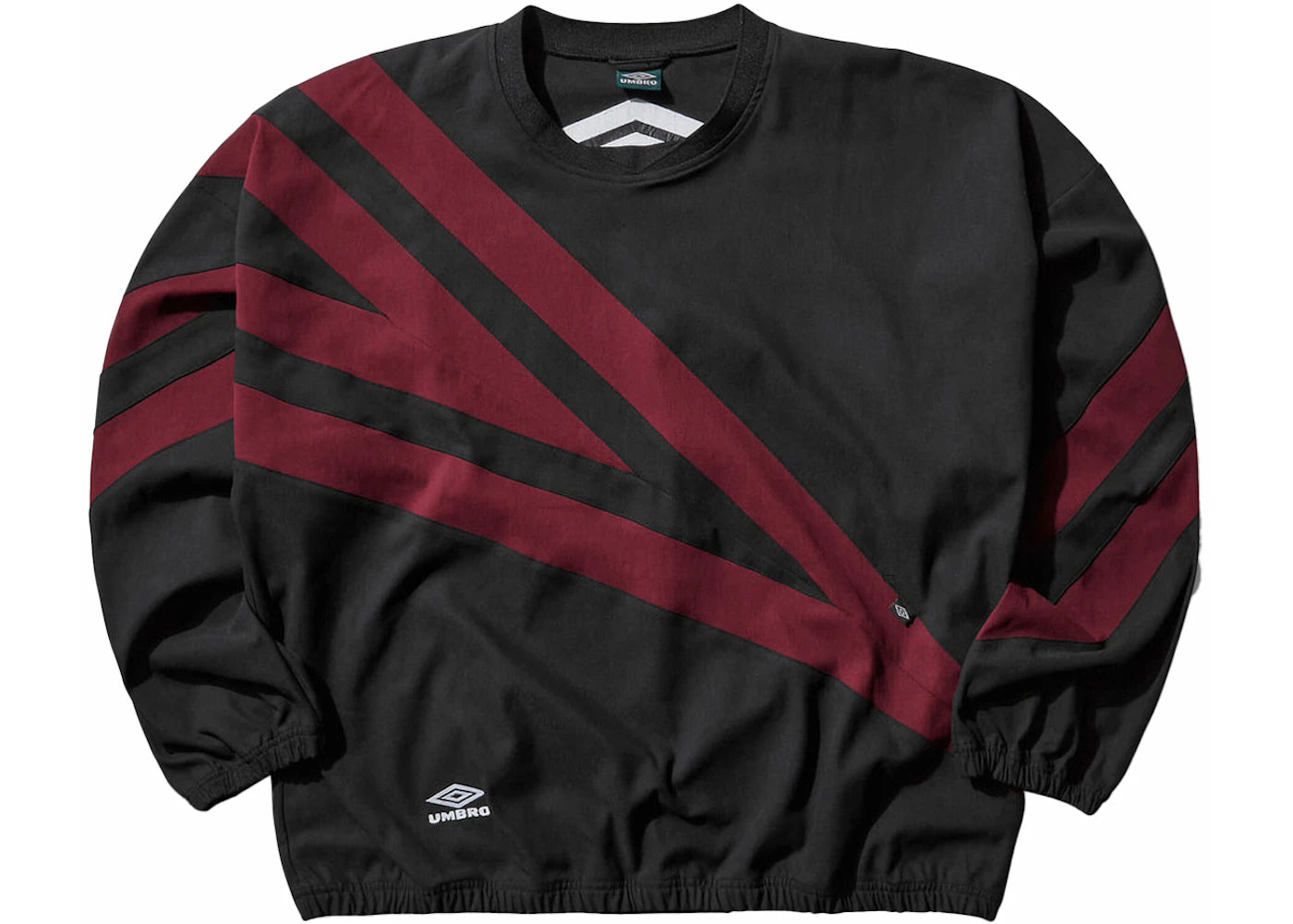 Umbro x Slam Jam 1993 Drill Polo Black/Burgundy