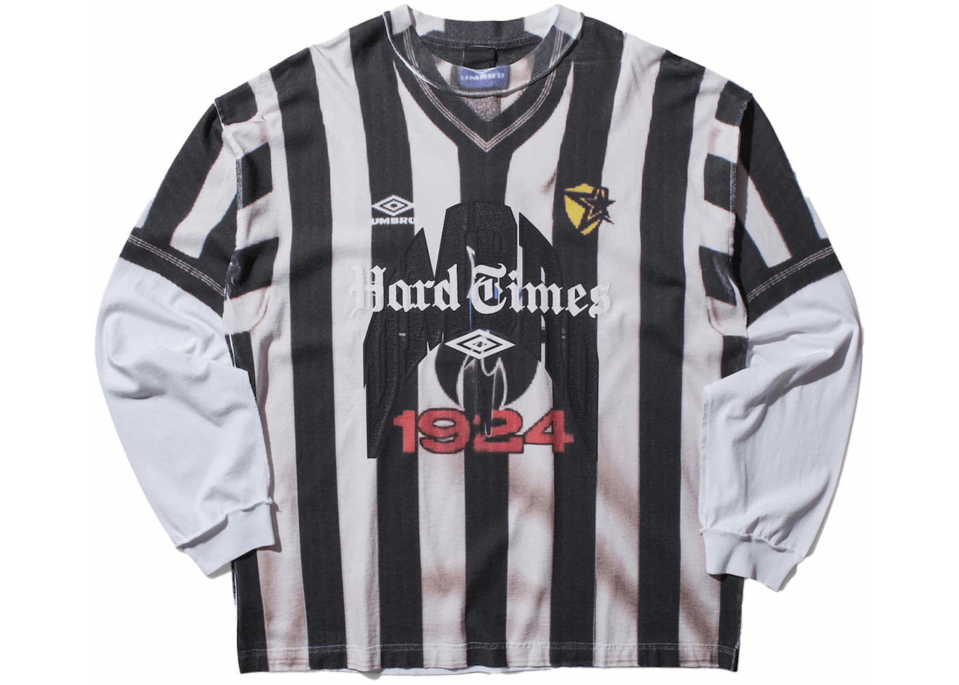 Umbro x Slam Jam Censored Inside Out Longsleeve T-shirt White