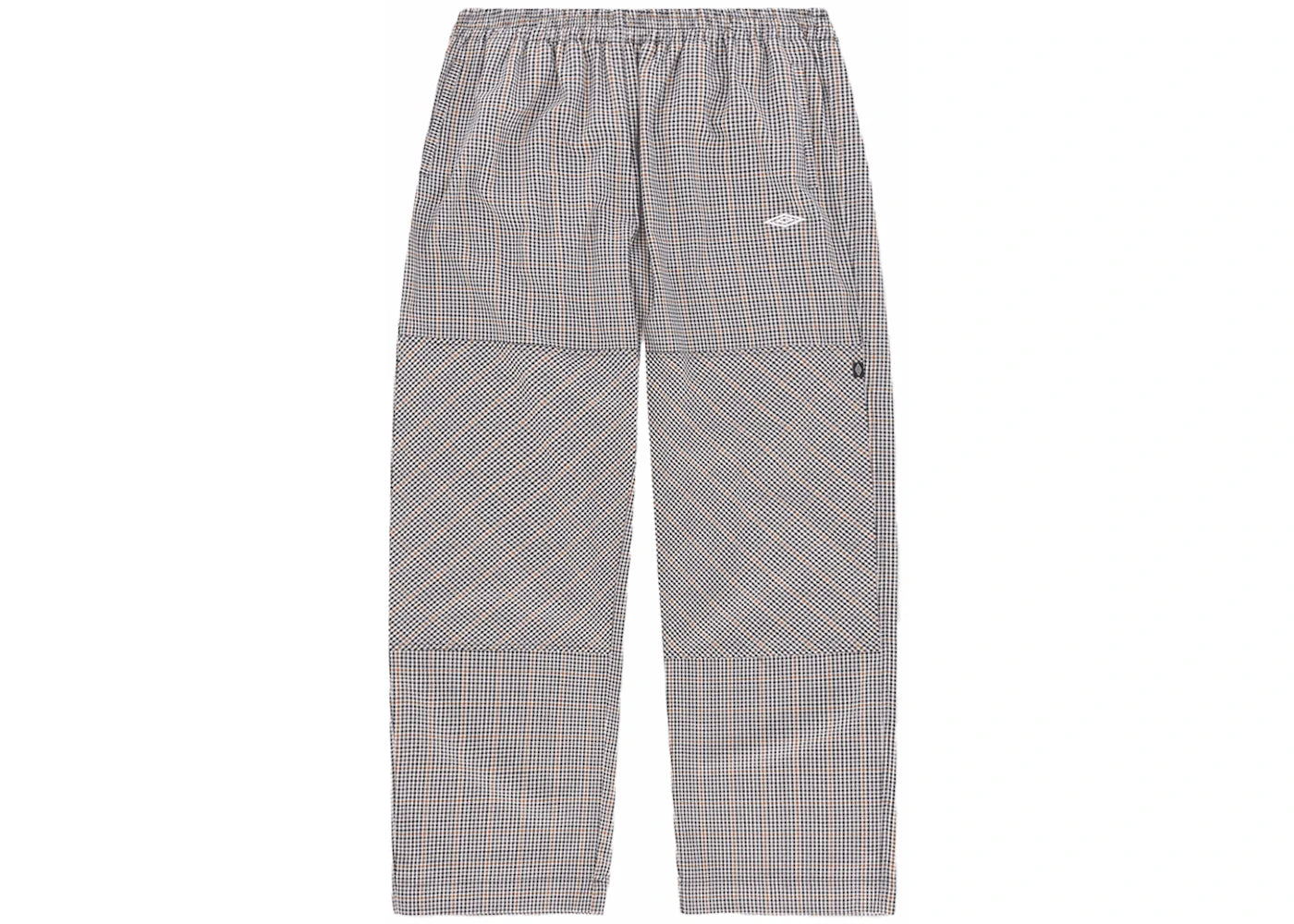 Umbro x Slam Jam Checked Double Knee Pants Brown/Black Check