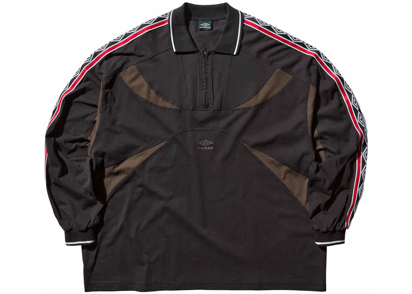 Umbro x Slam Jam Taped Polo Black