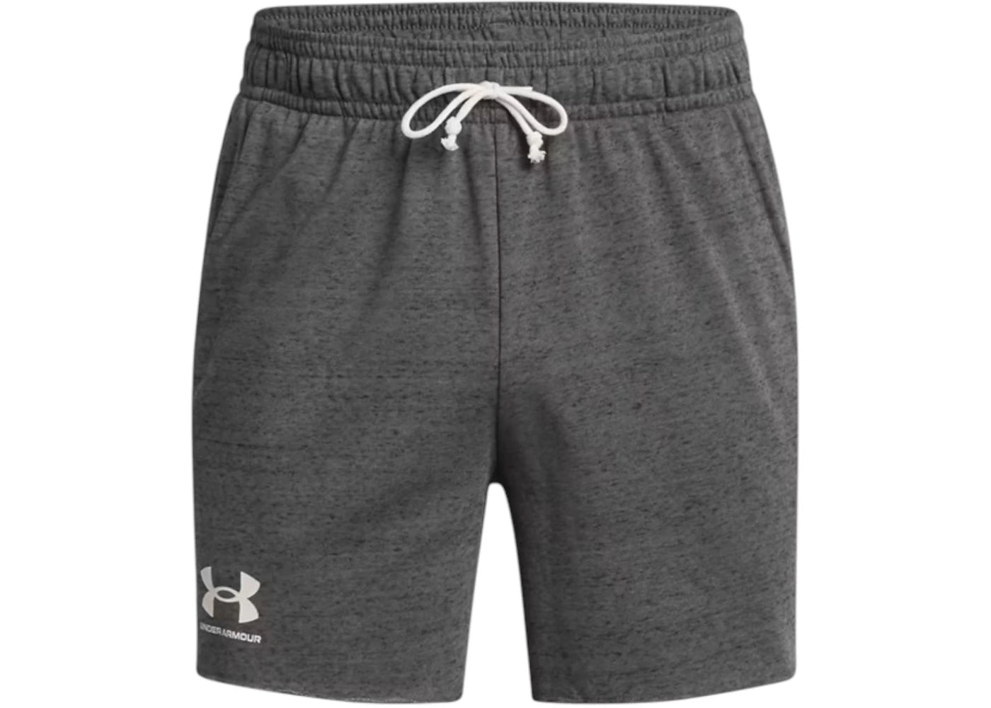 Under Armour Rival Terry Shorts Castlerock/Onyx White