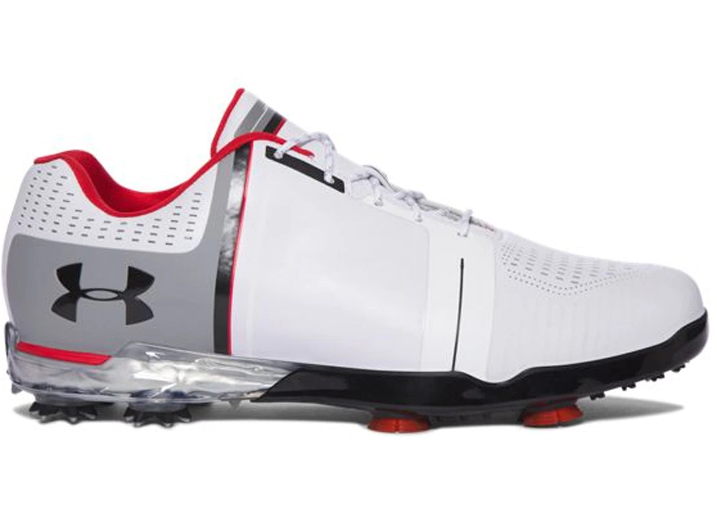Under Armour Spieth One Golf White Black Red (Extra Wide)