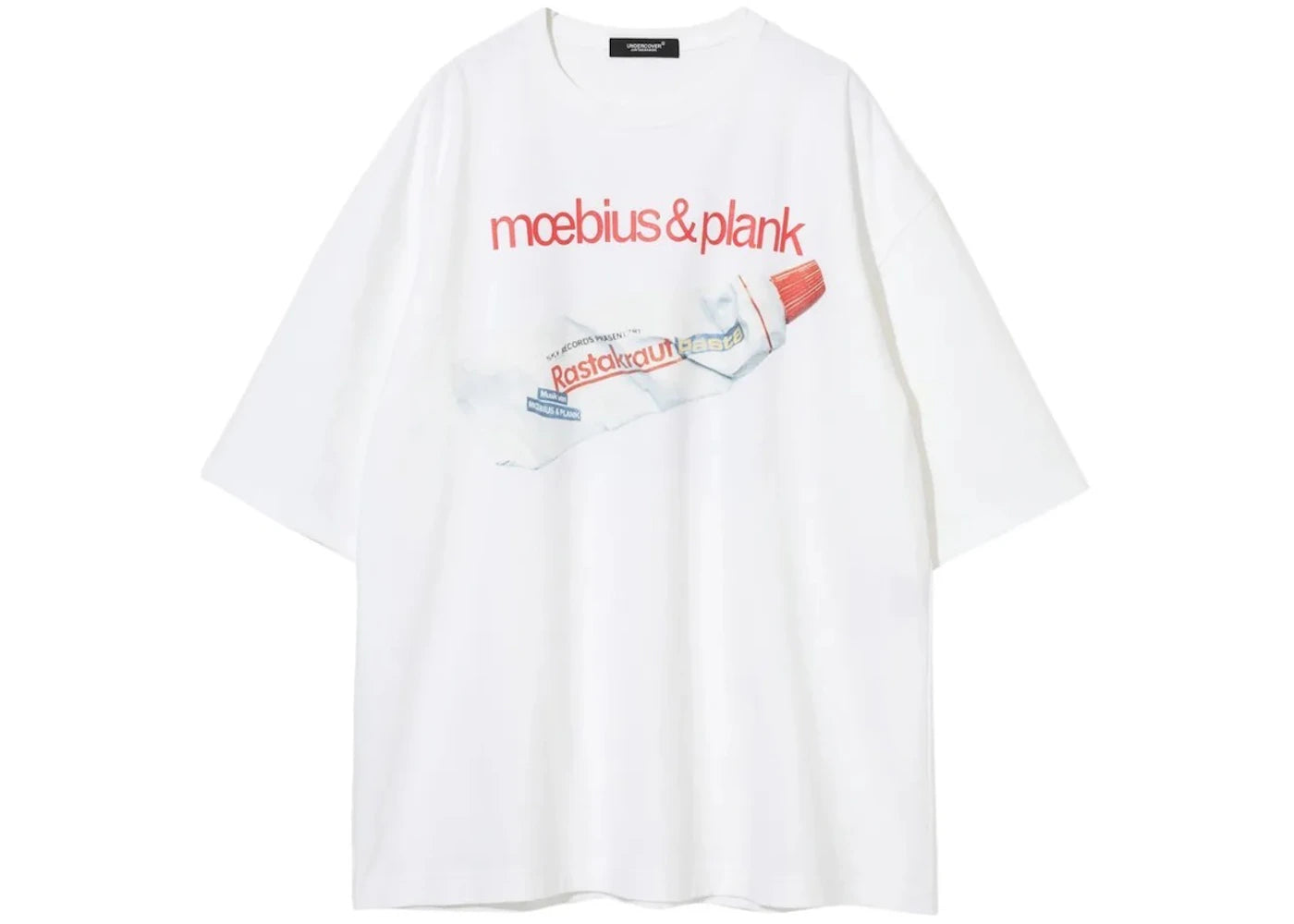 Undercover Straight Hem Round Neck C/S T-shirt White