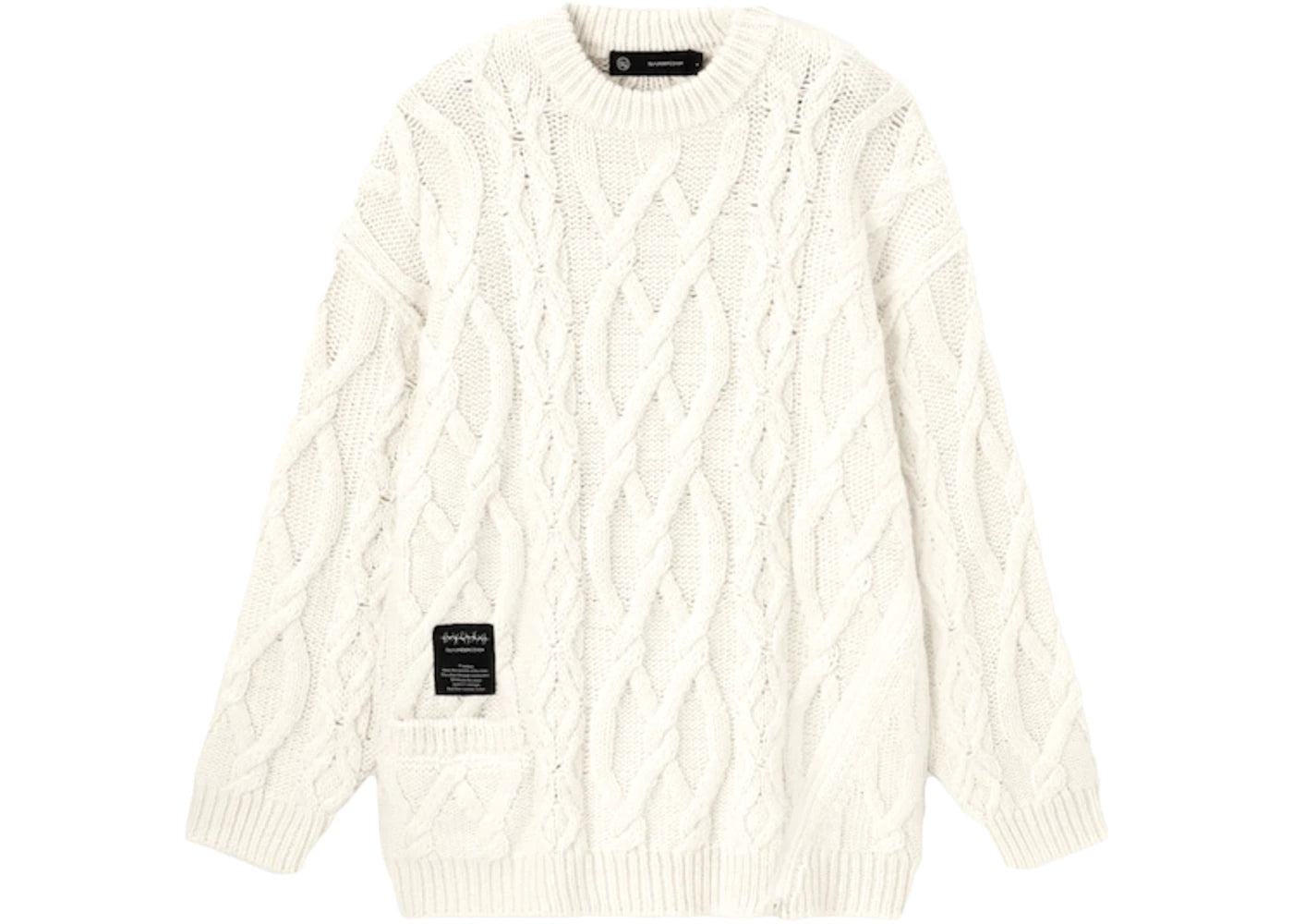 Uniqlo GU x Undercover Cable Oversized Sweater White