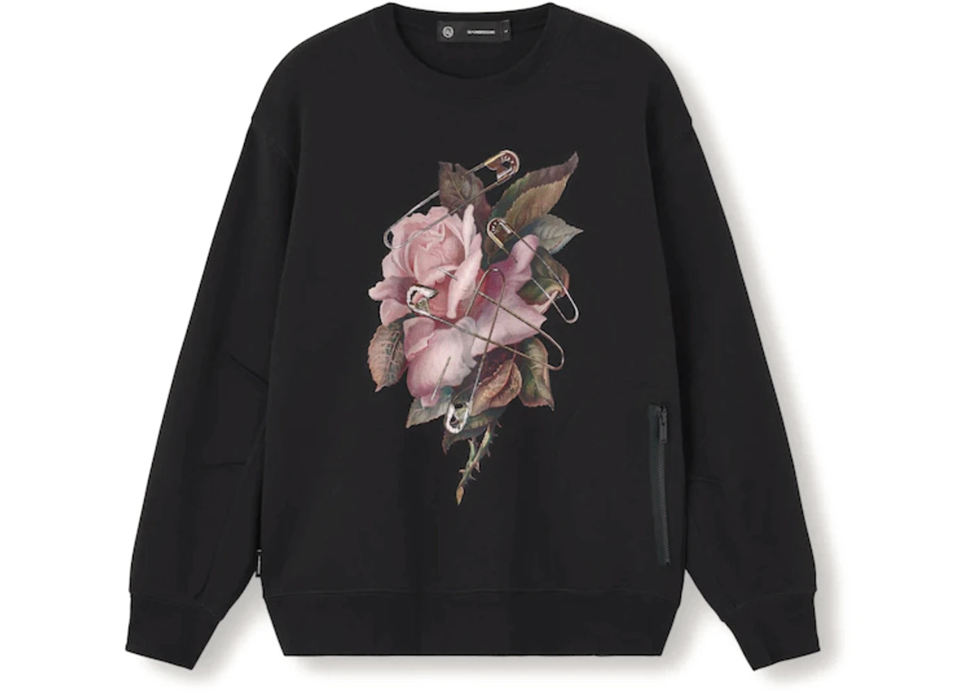 Uniqlo GU x Undercover Flower Graphic Sweatshirt Black