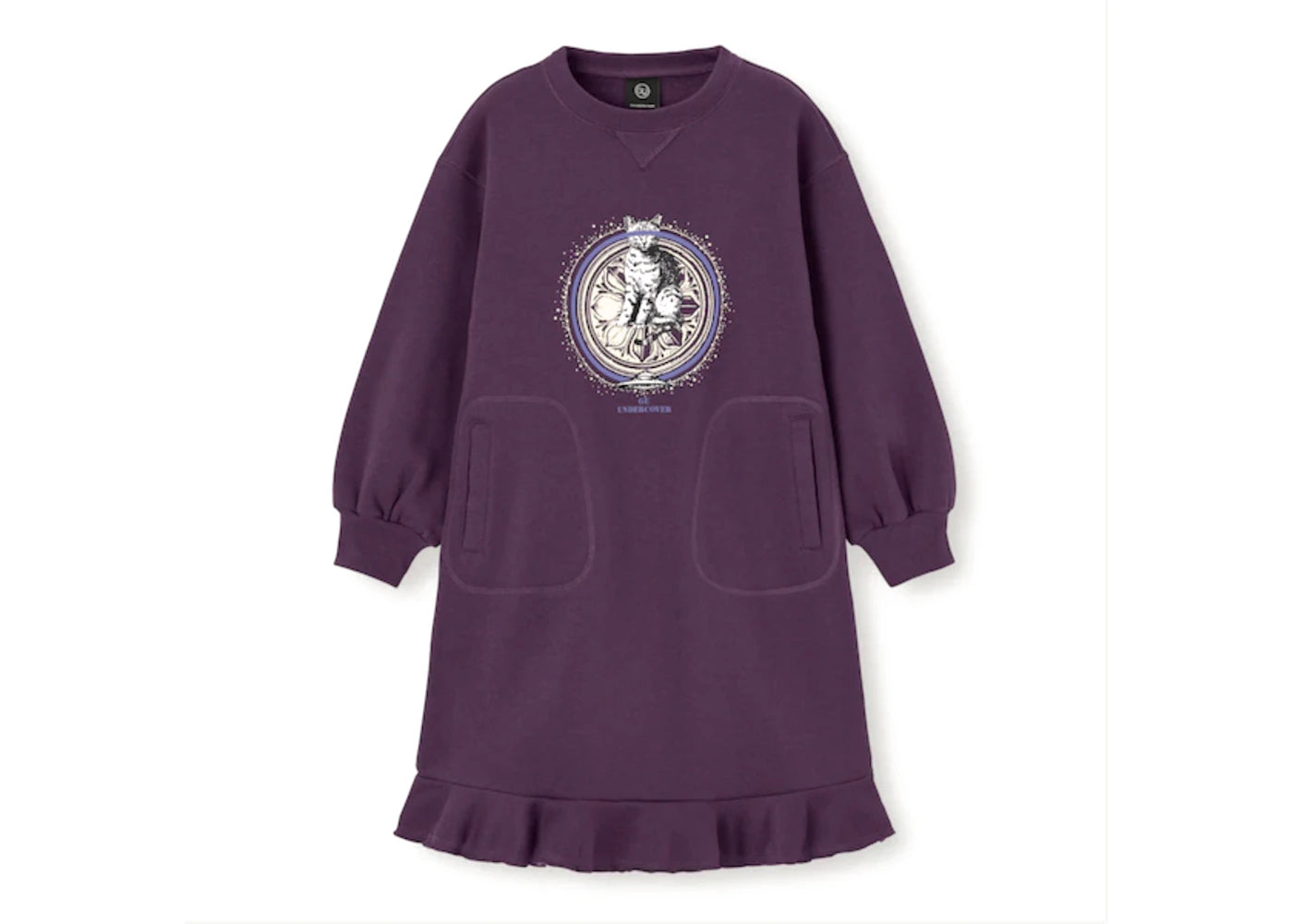 Uniqlo GU x Undercover Girls Graphic Dress Purple