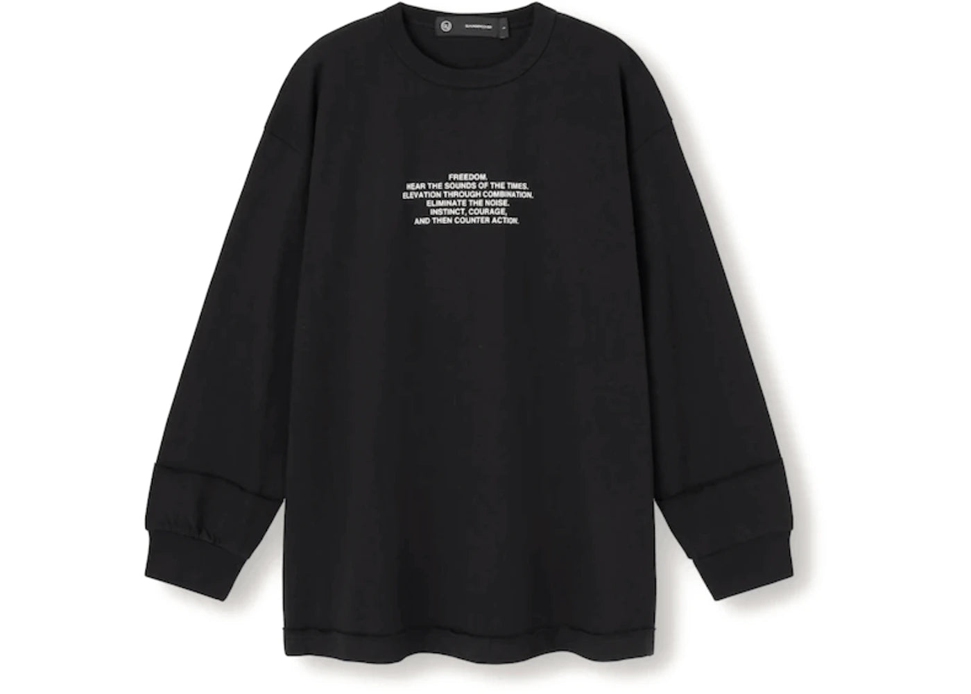 Uniqlo GU x Undercover Heavy Weight Graphic L/S Tee Black