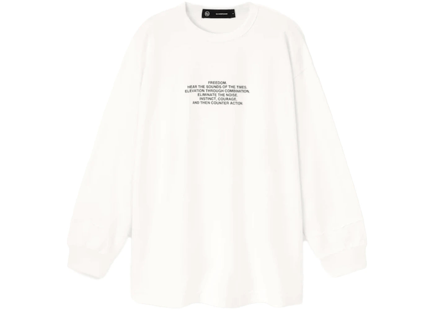 Uniqlo GU x Undercover Heavy Weight Graphic L/S Tee White