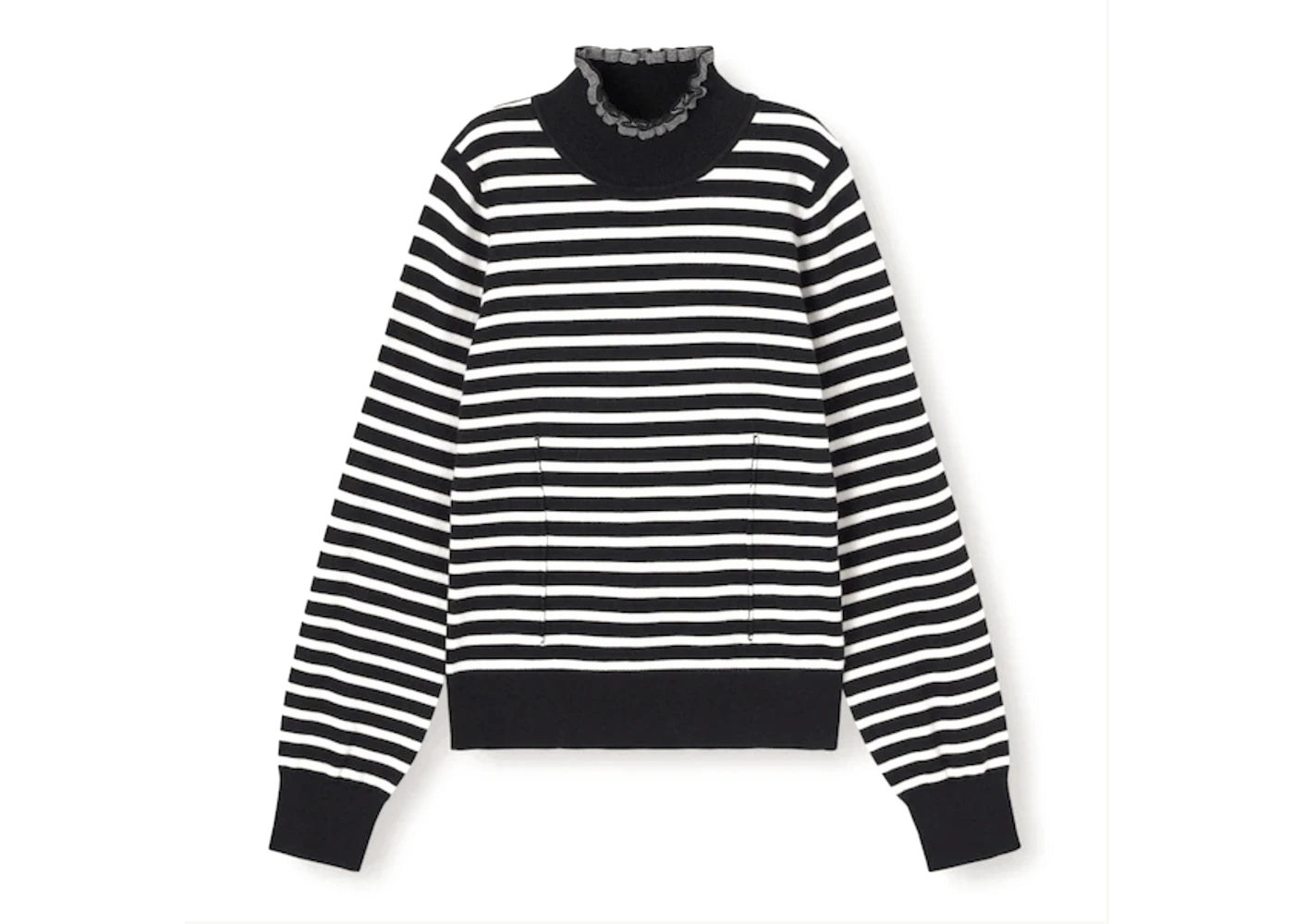 Uniqlo GU x Undercover Womens Frill Neck Sweater Black