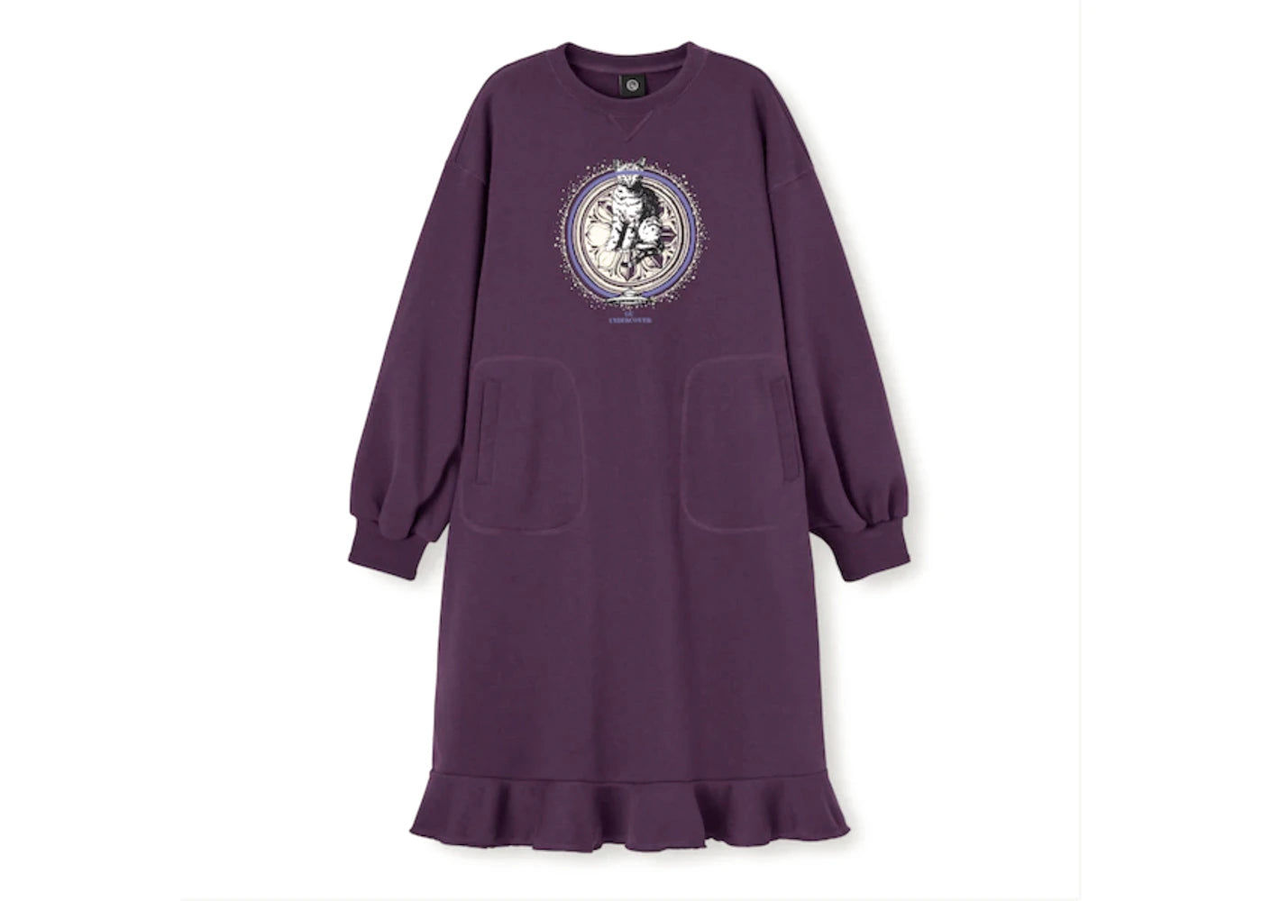 Uniqlo GU x Undercover Womens Graphic Dress Purple
