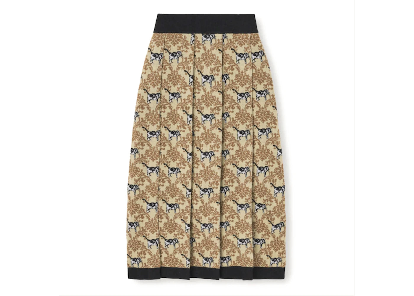 Uniqlo GU x Undercover Womens Jacquard Skirt Beige