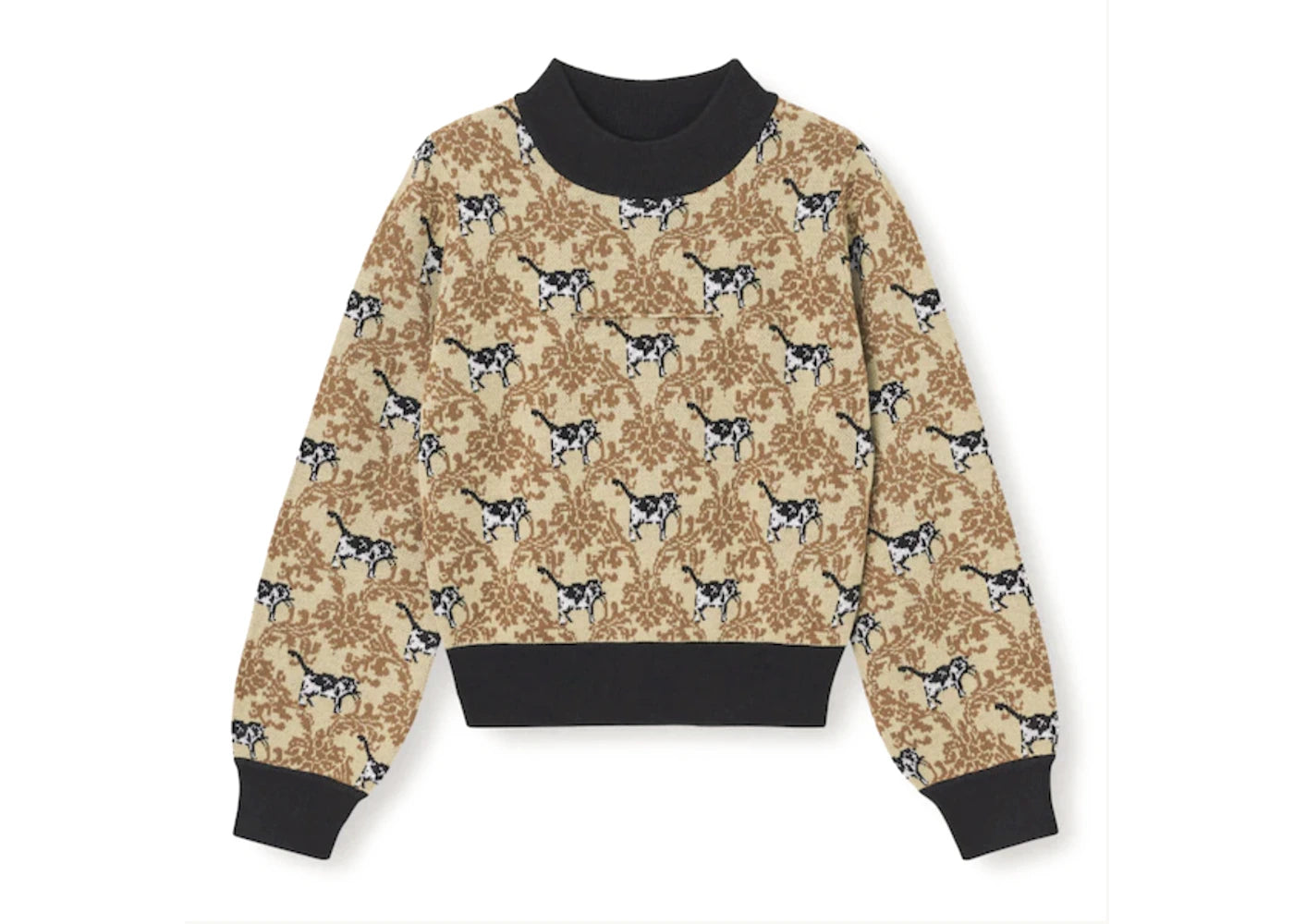 Uniqlo GU x Undercover Womens Jacquard Sweater Beige
