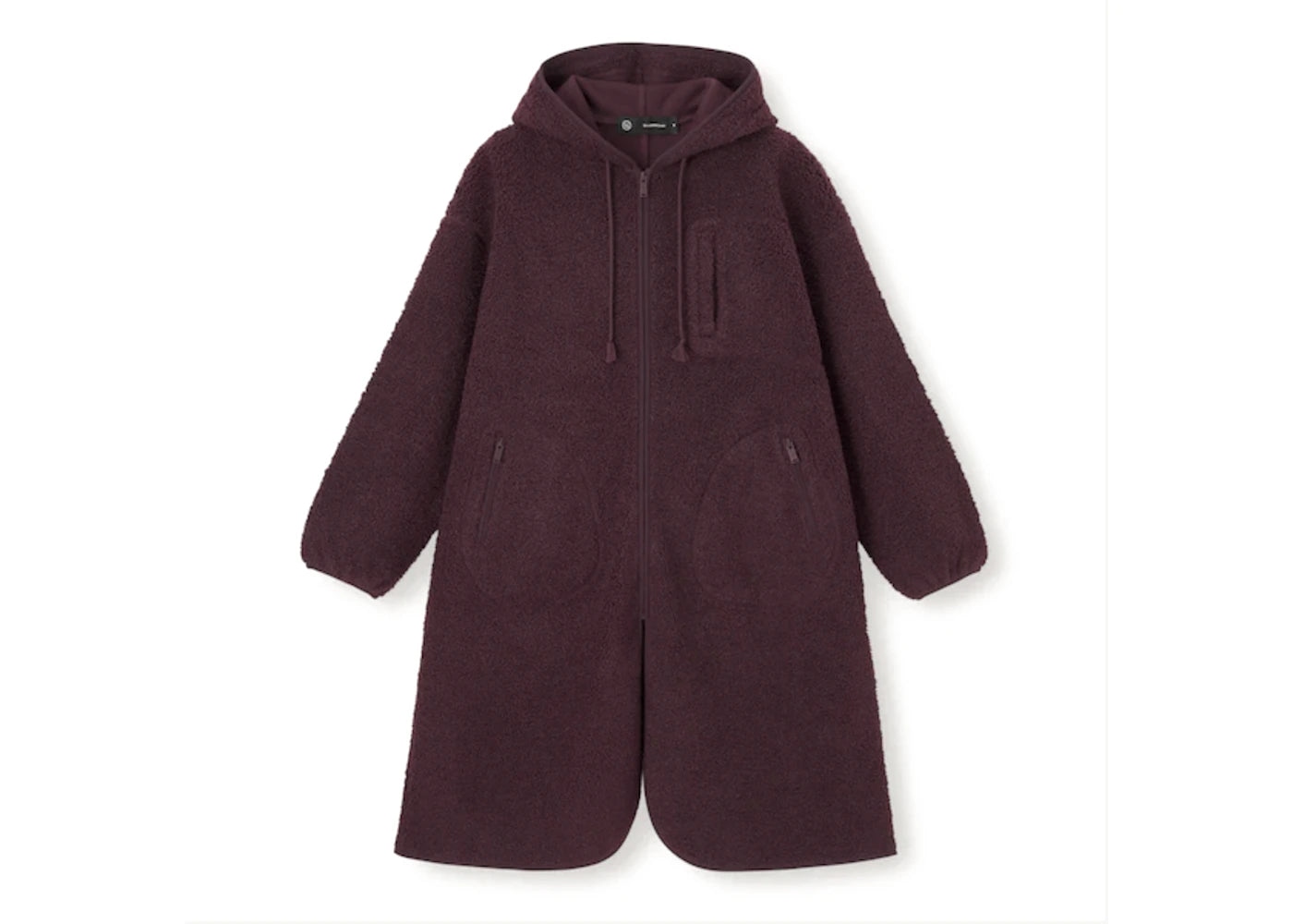 Uniqlo GU x Undercover Womens Oversized Long Coat Wine