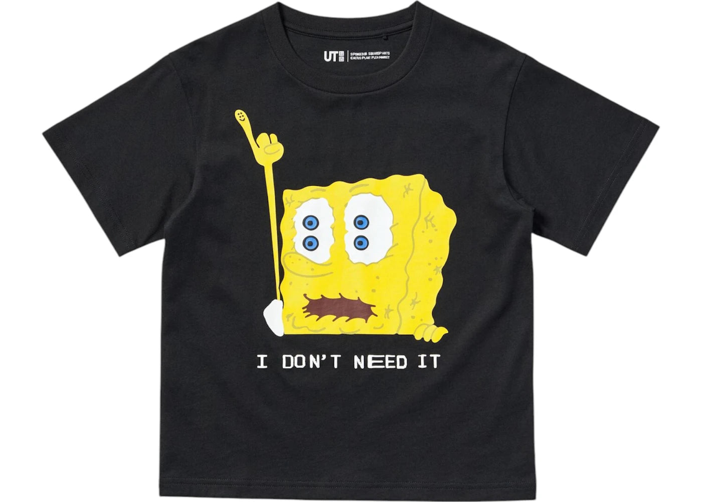 Uniqlo x CPFM Spongebob Squarepants Kids UT Graphic T-Shirt Black
