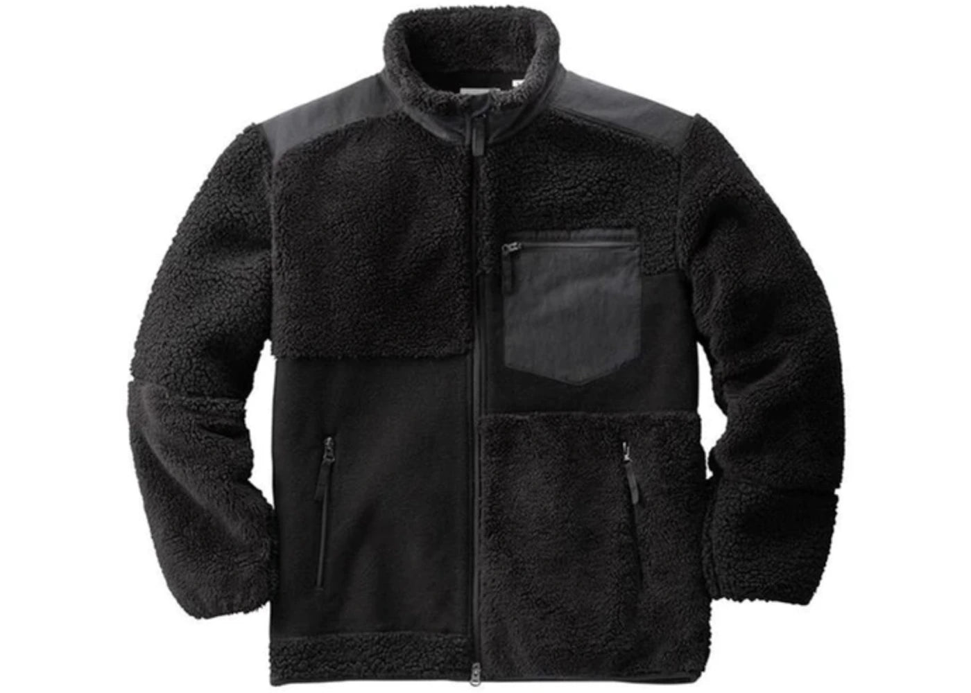Uniqlo x Engineered Garments Fleece Combination Jacket (Japanese Sizing) Black