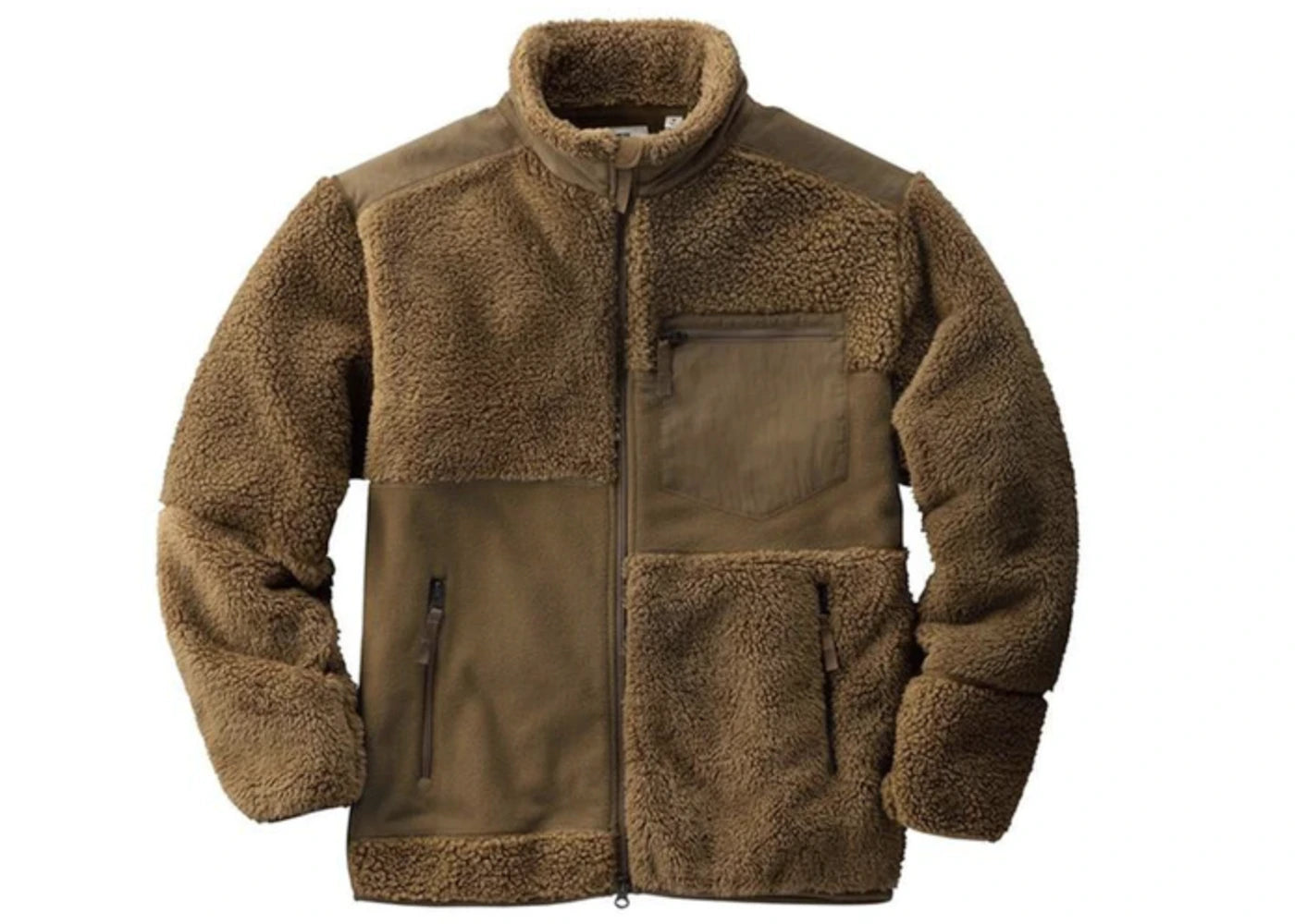 Uniqlo x Engineered Garments Fleece Combination Jacket (Japanese Sizing) Brown