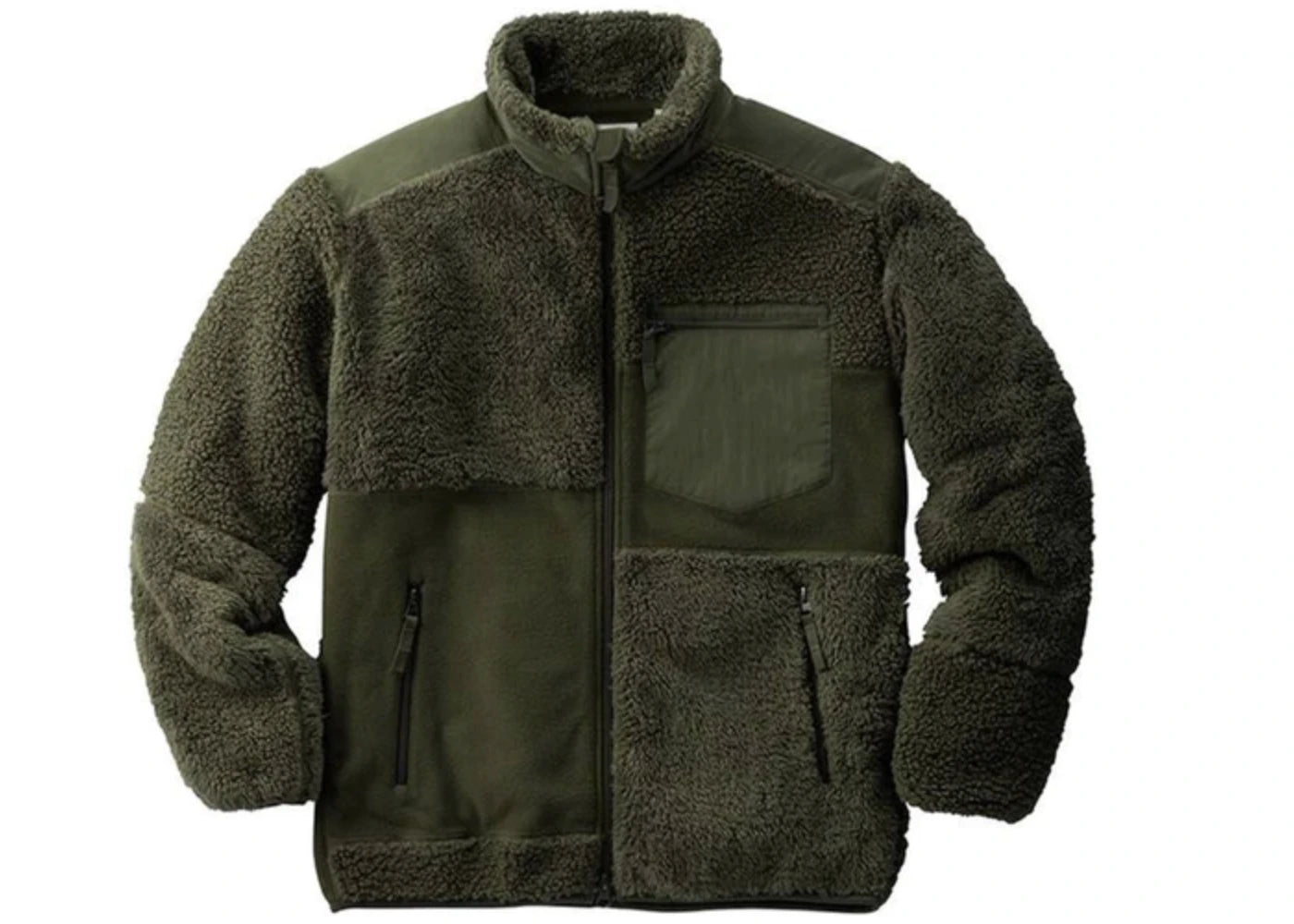Uniqlo x Engineered Garments Fleece Combination Jacket (Japanese Sizing) Olive