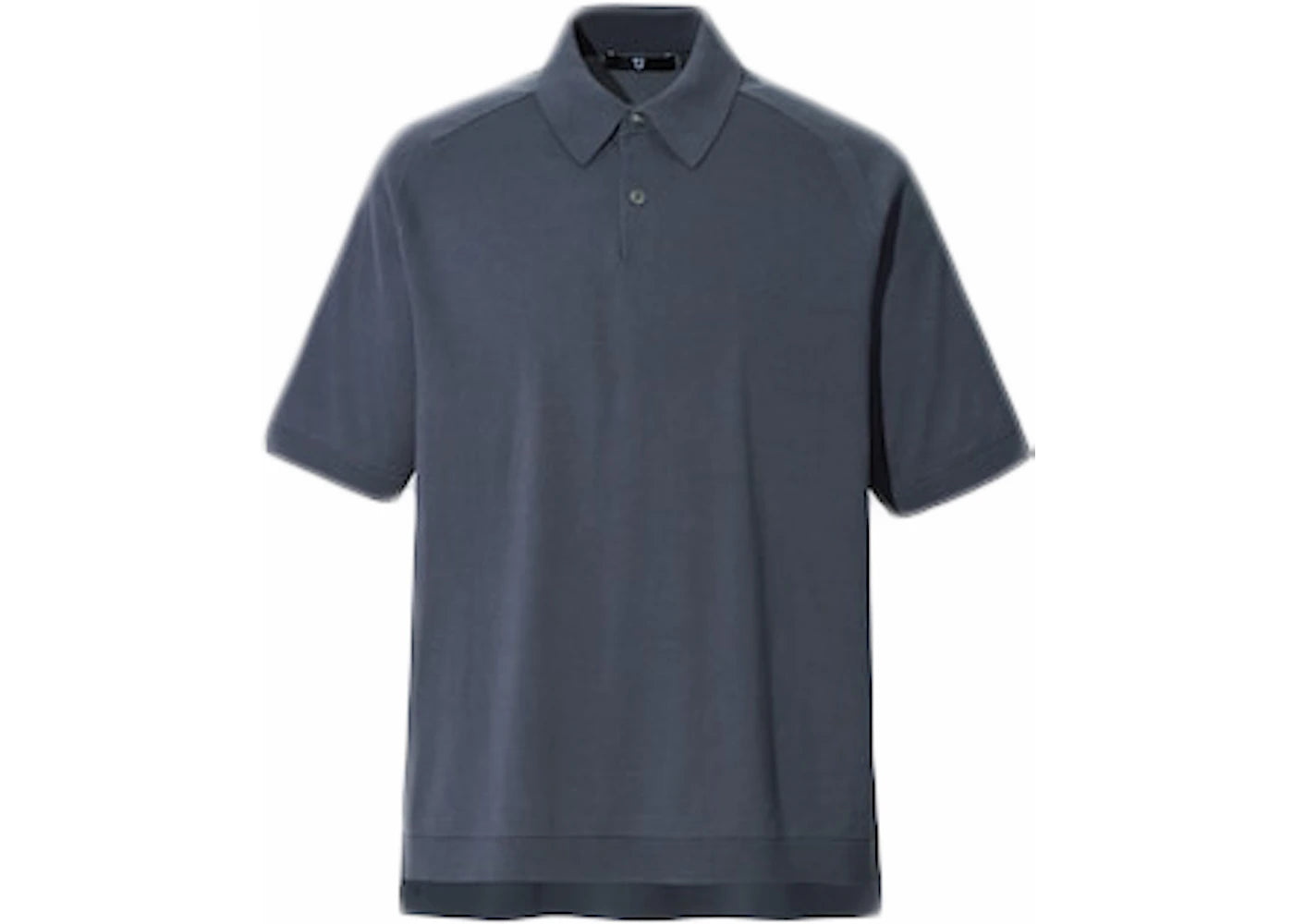 Uniqlo x Jil Sander Cotton Knitted Polo Shirt Grey