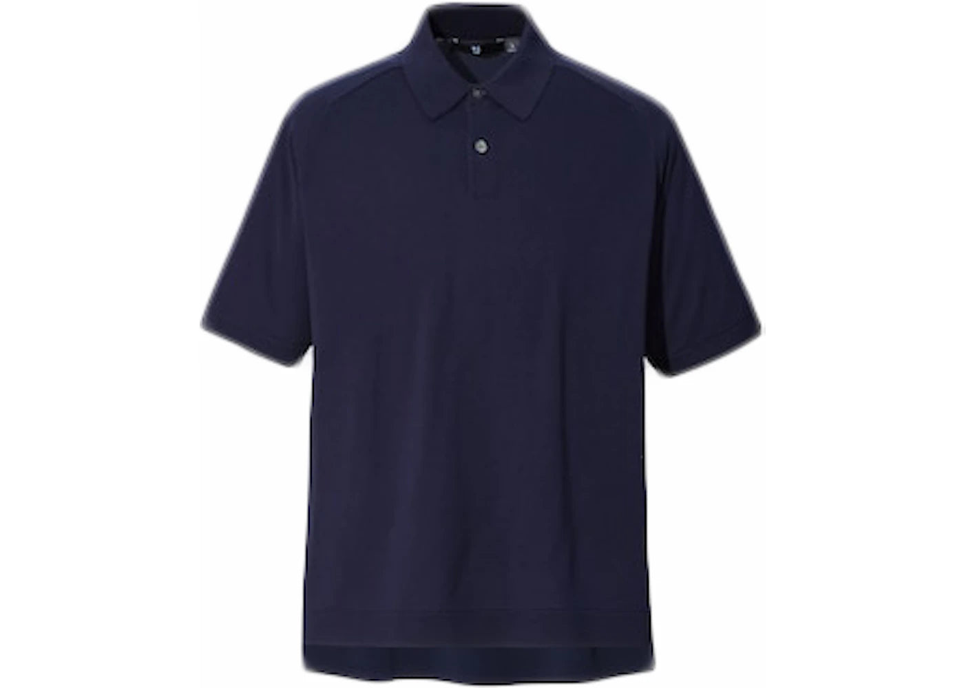 Uniqlo x Jil Sander Cotton Knitted Polo Shirt Navy