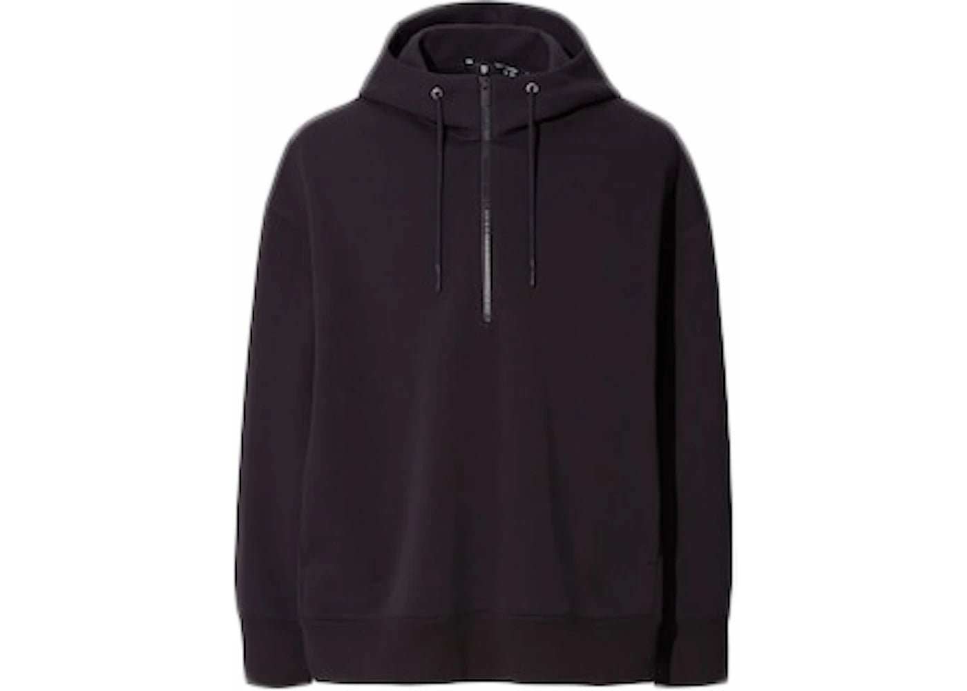 Uniqlo x Jil Sander Dry Sweat Half Zip Pullover Hoodie Black