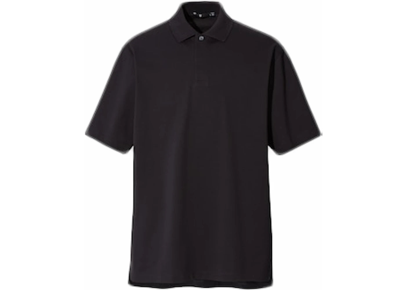Uniqlo x Jil Sander Relaxed Fit Short Sleeve Polo Shirt Black